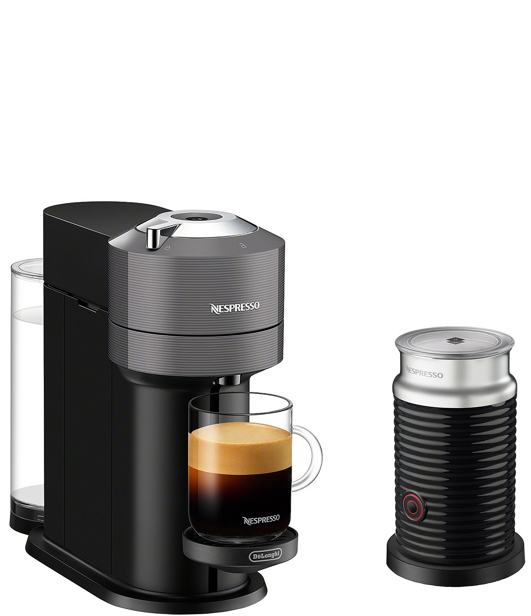 Nespresso Vertuo Next Espresso Machine by DeLonghi with Aeroccino