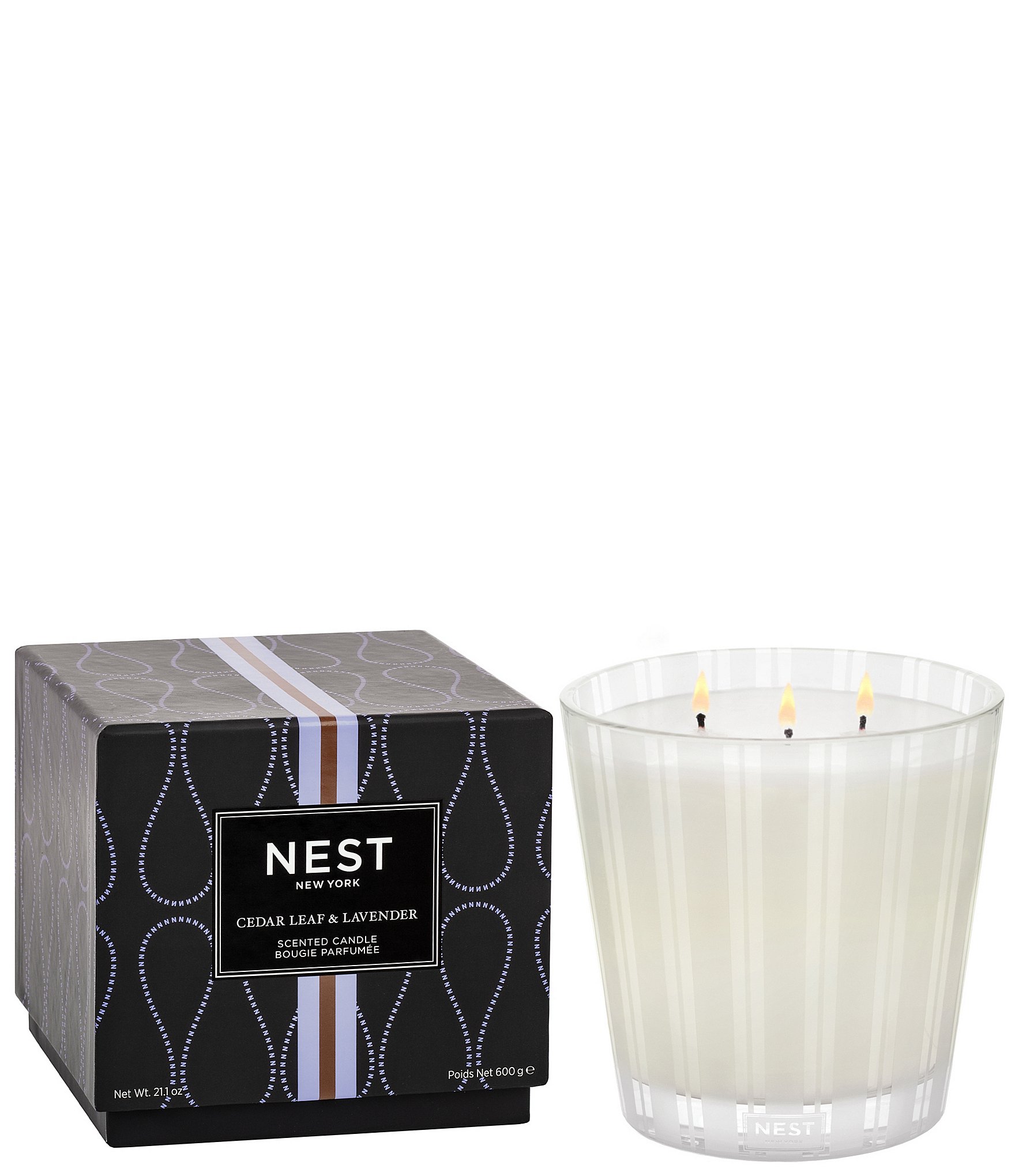 NEST New York Cedar Leaf & Lavender 3-Wick Candle