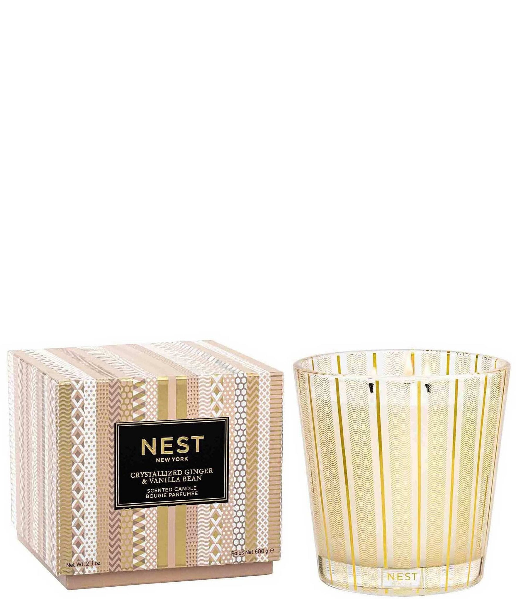 NEST New York Crystallized Ginger & Vanilla Bean 3-Wick Scented Candle