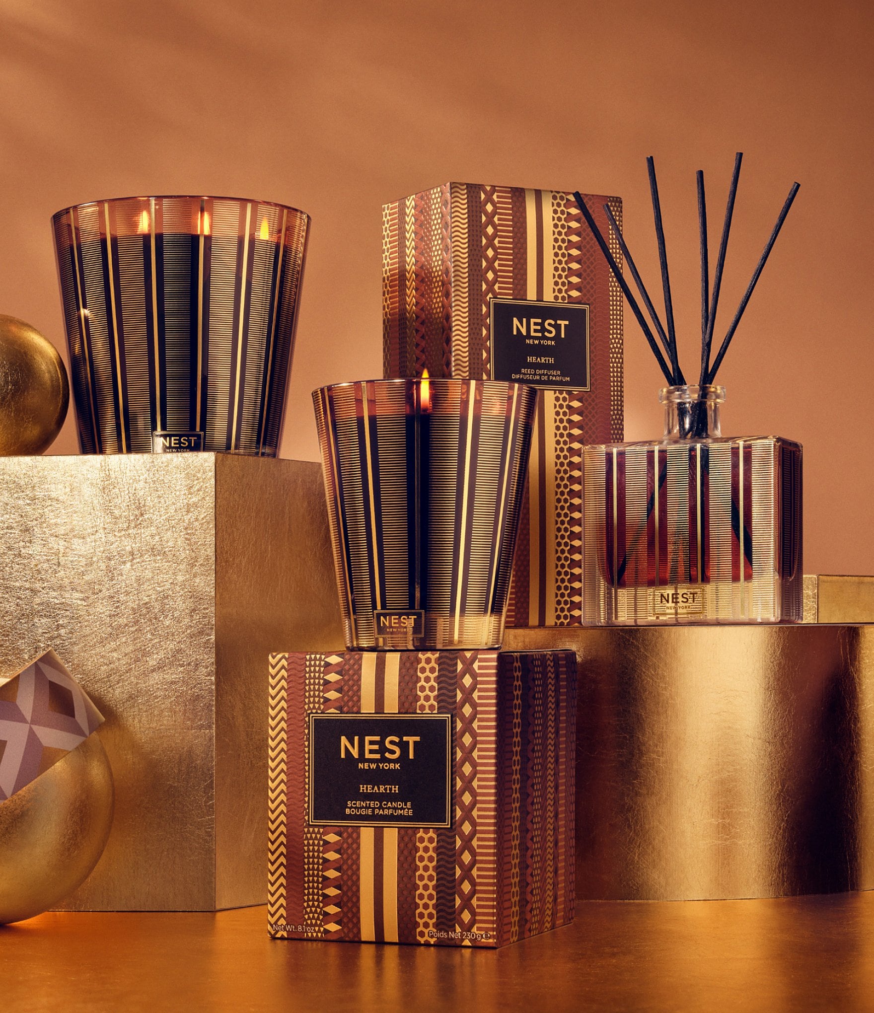 NEST New York Hearth Classic Candle, 8.1 oz.