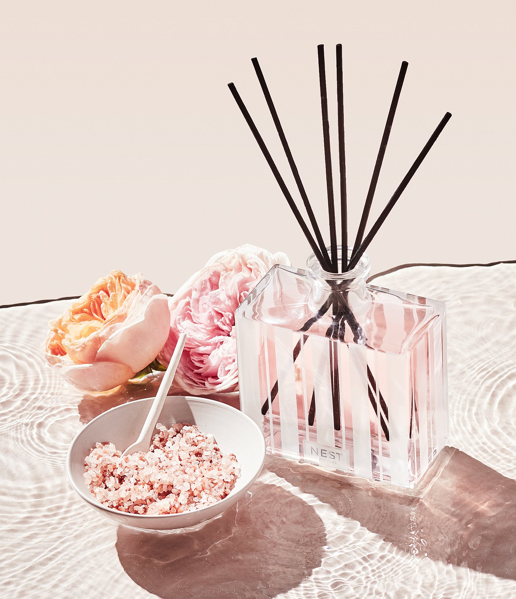 NEST New York Himalayan Salt & Rosewater Reed Diffuser