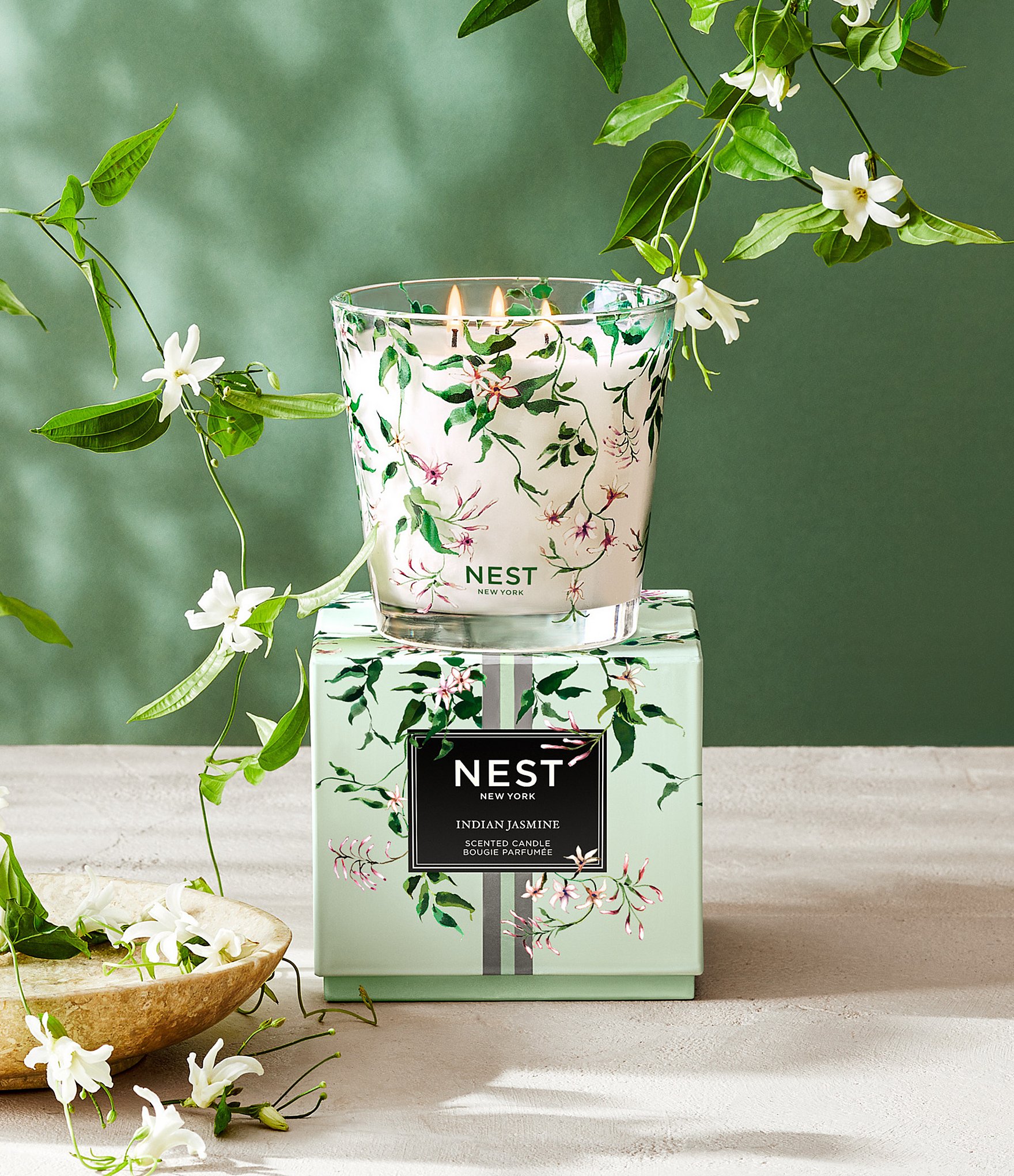 NEST New York Indian Jasmine Specialty 3-Wick Candle