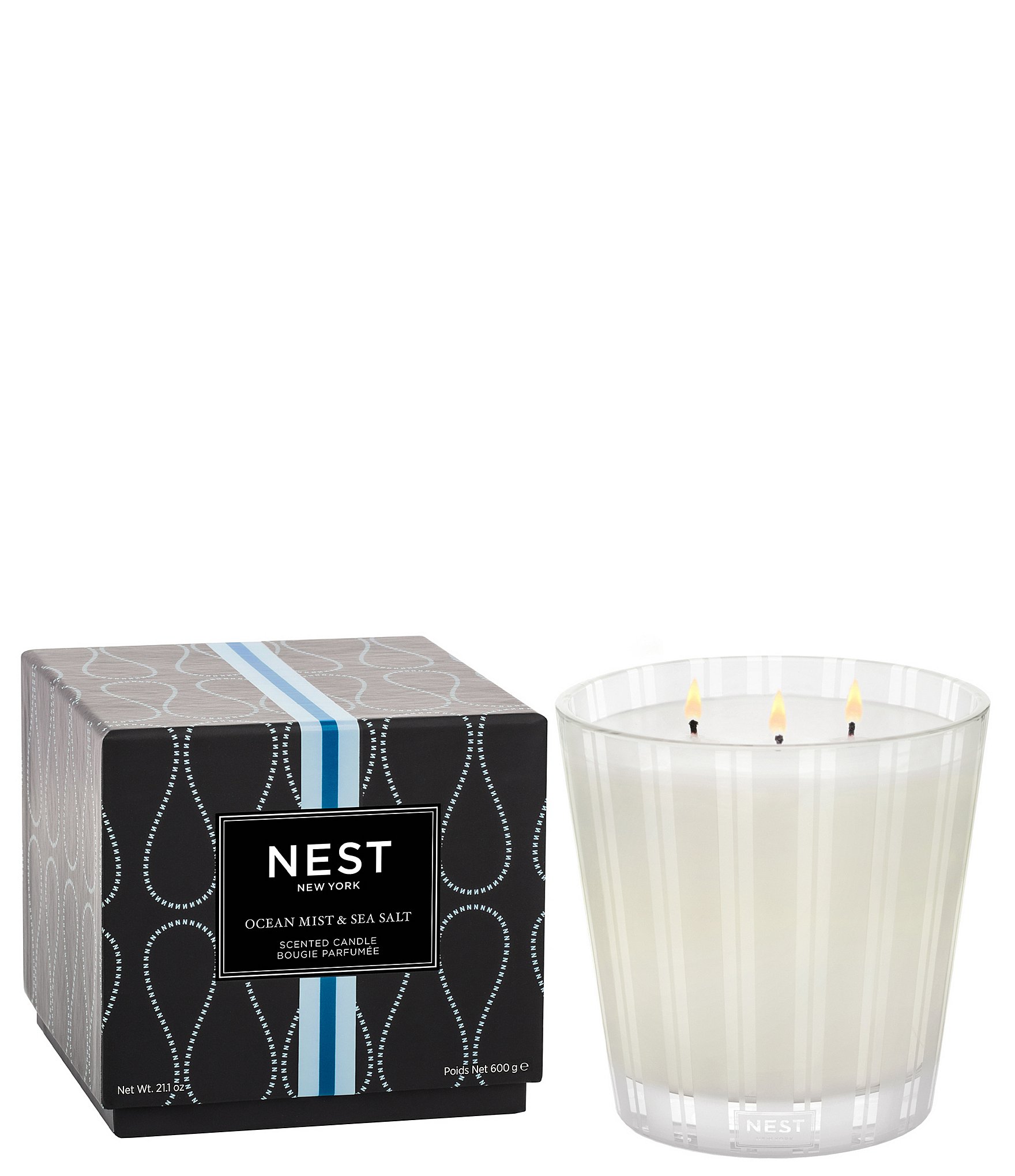 NEST New York Ocean Mist & Sea Salt 3-Wick Candle