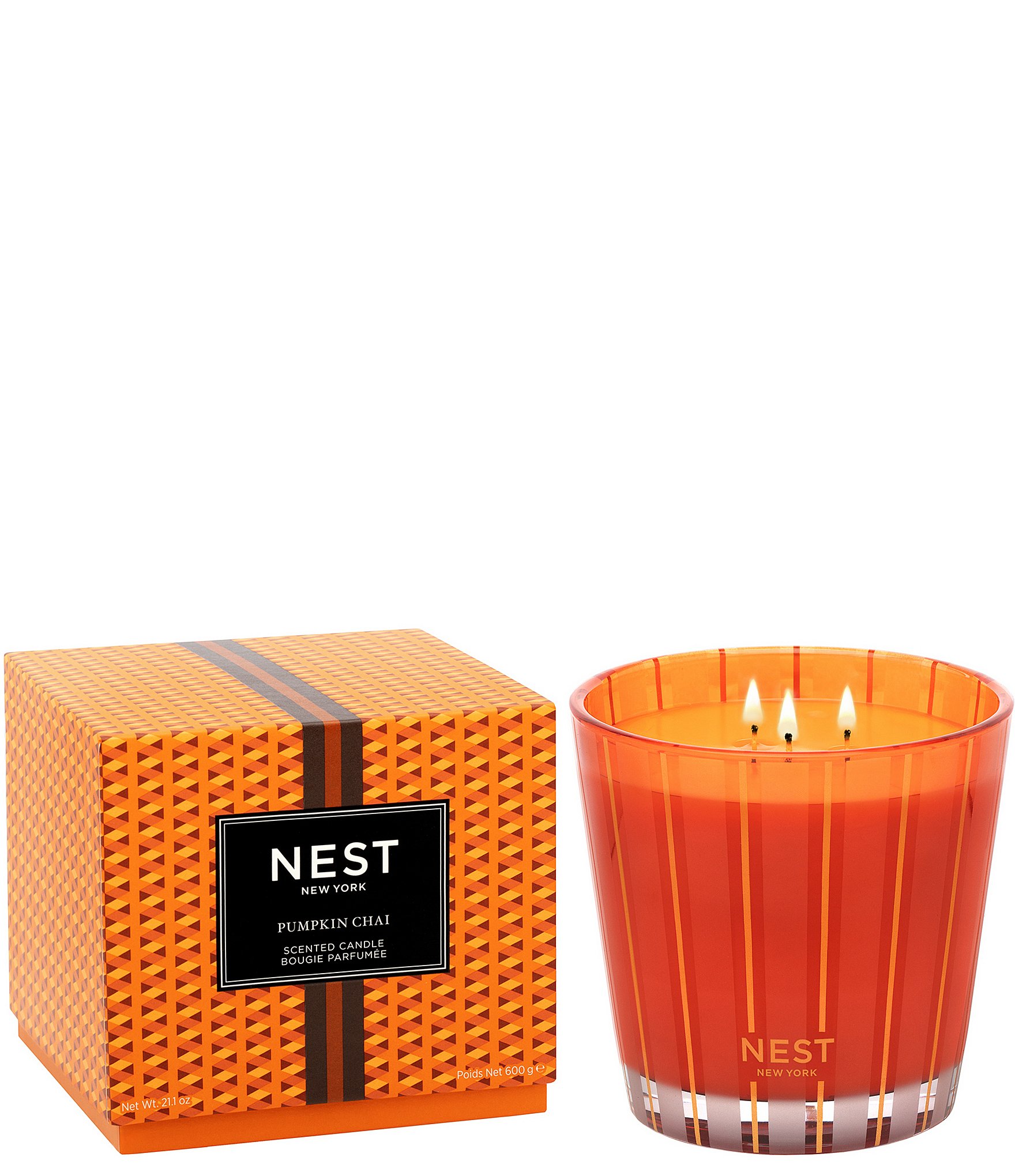 NEST New York Pumpkin Chai 3-wick Candle