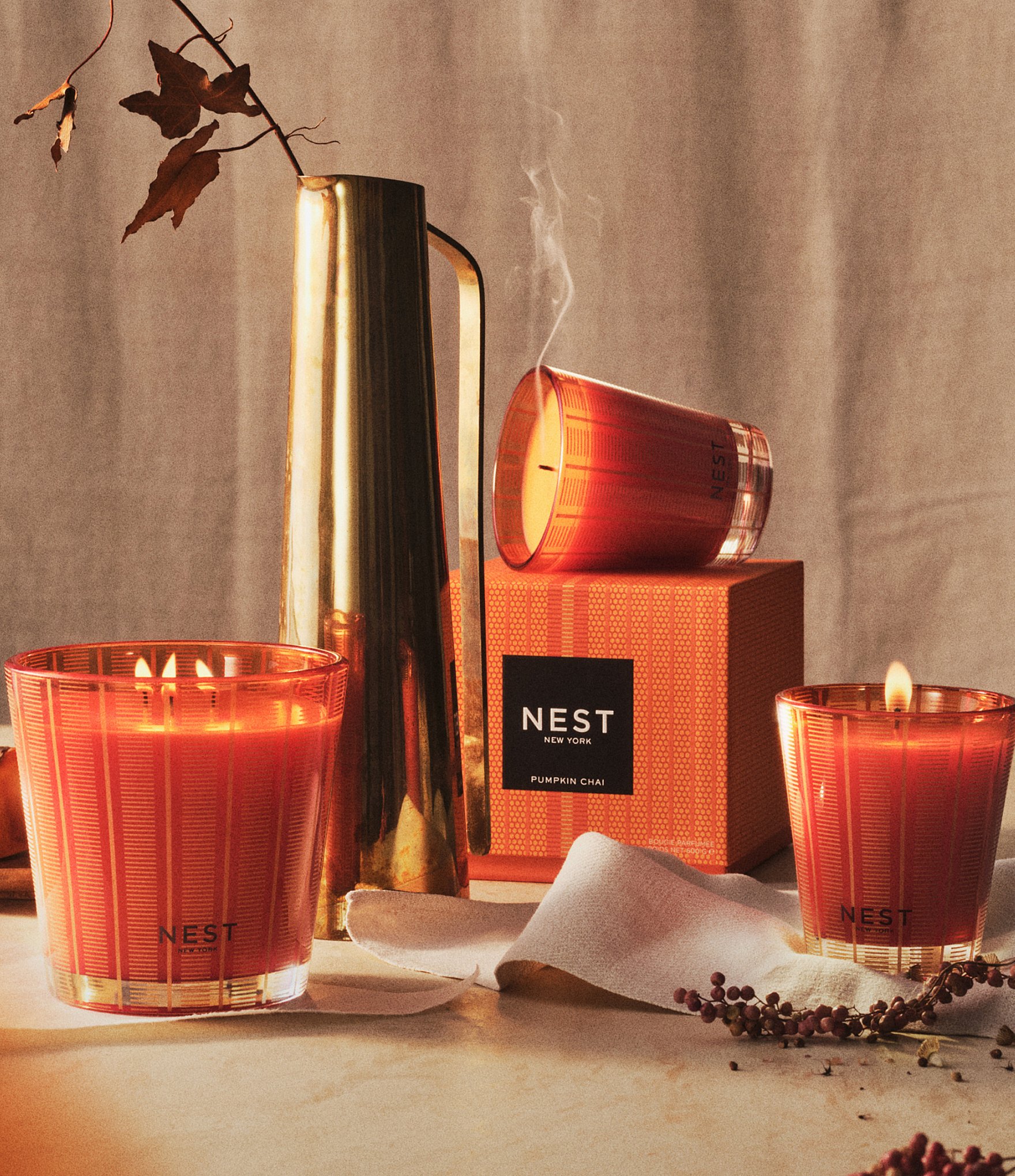 NEST New York Pumpkin Chai Classic Candle, 8.1 oz.