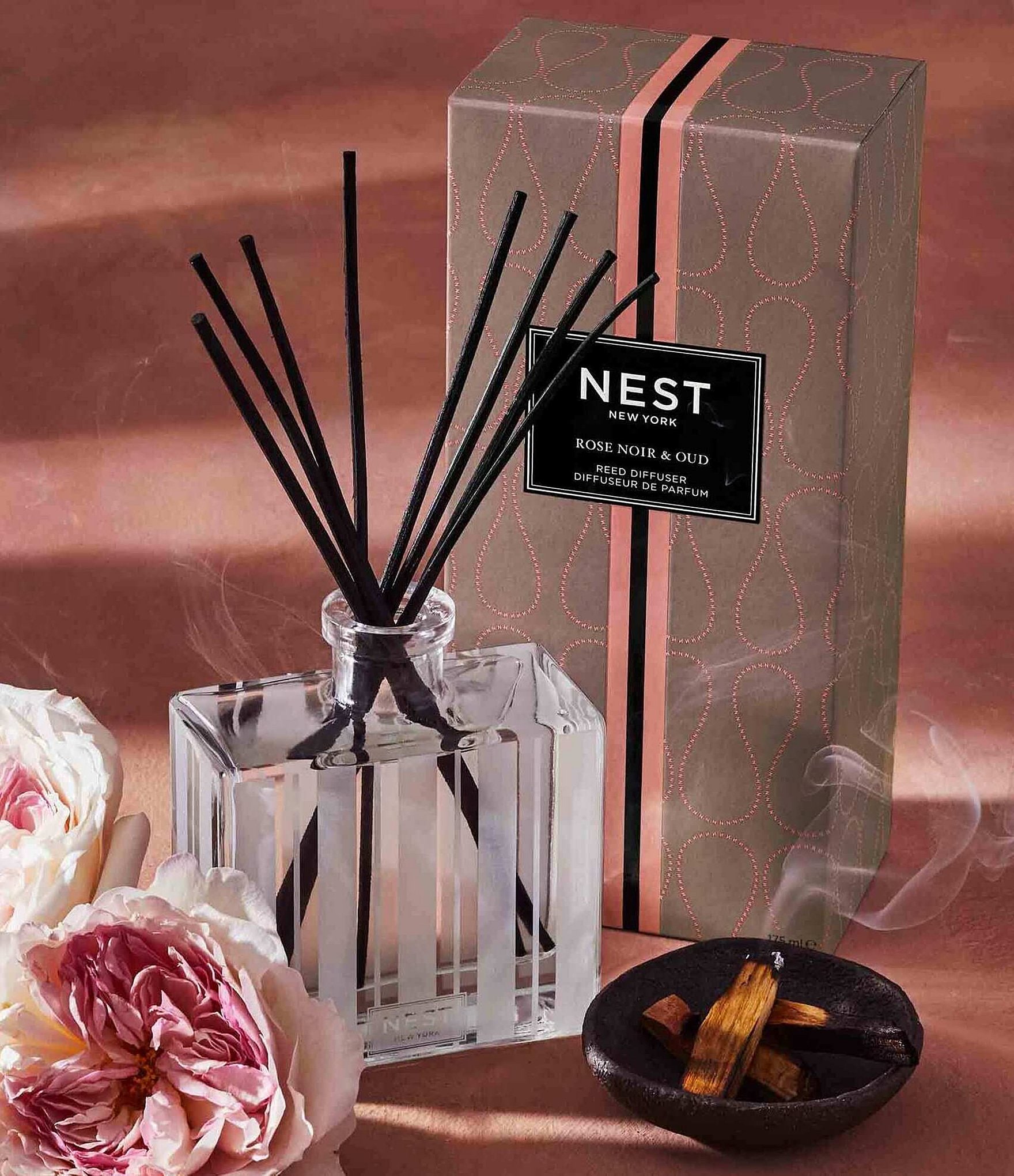 NEST New York Rose Noir & Oud Reed Diffuser