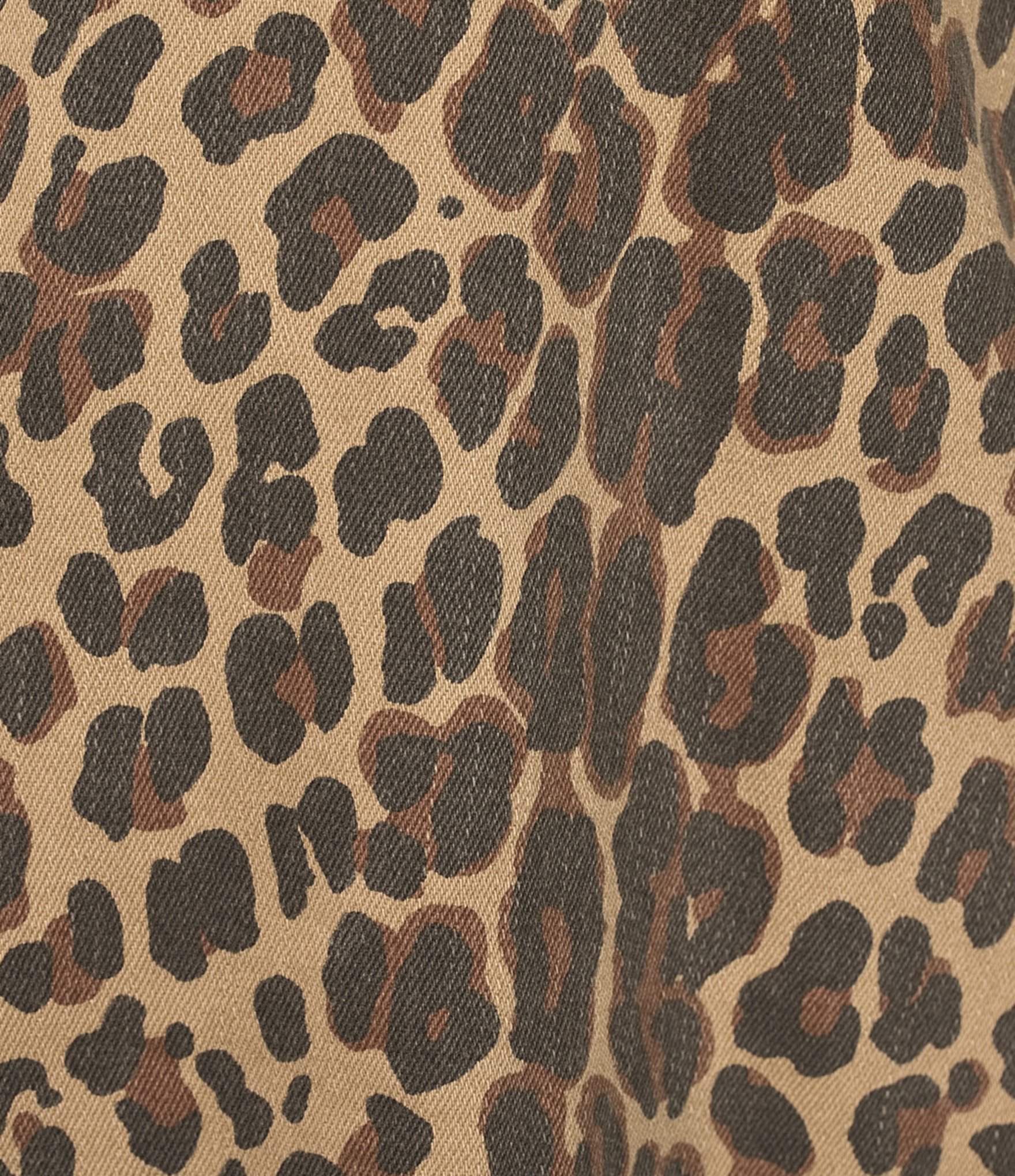 Never Fully Dressed Plus Size Leopard Print Long Sleeve Denim Trench Coat