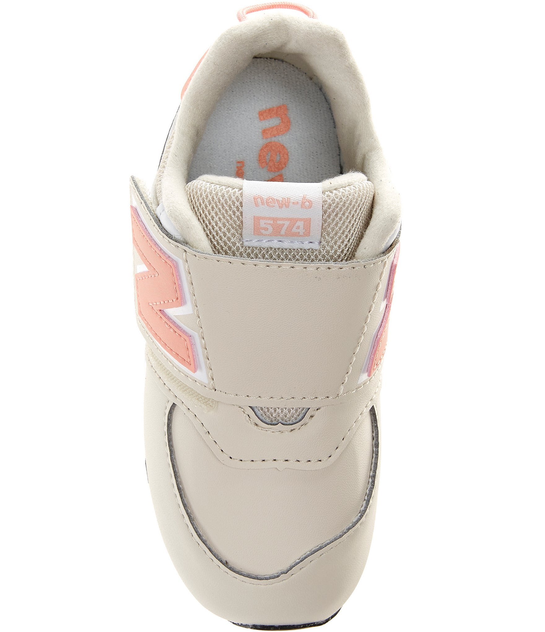 New Balance Girls' 574 Hook-and-Loop Sneakers (Infant)