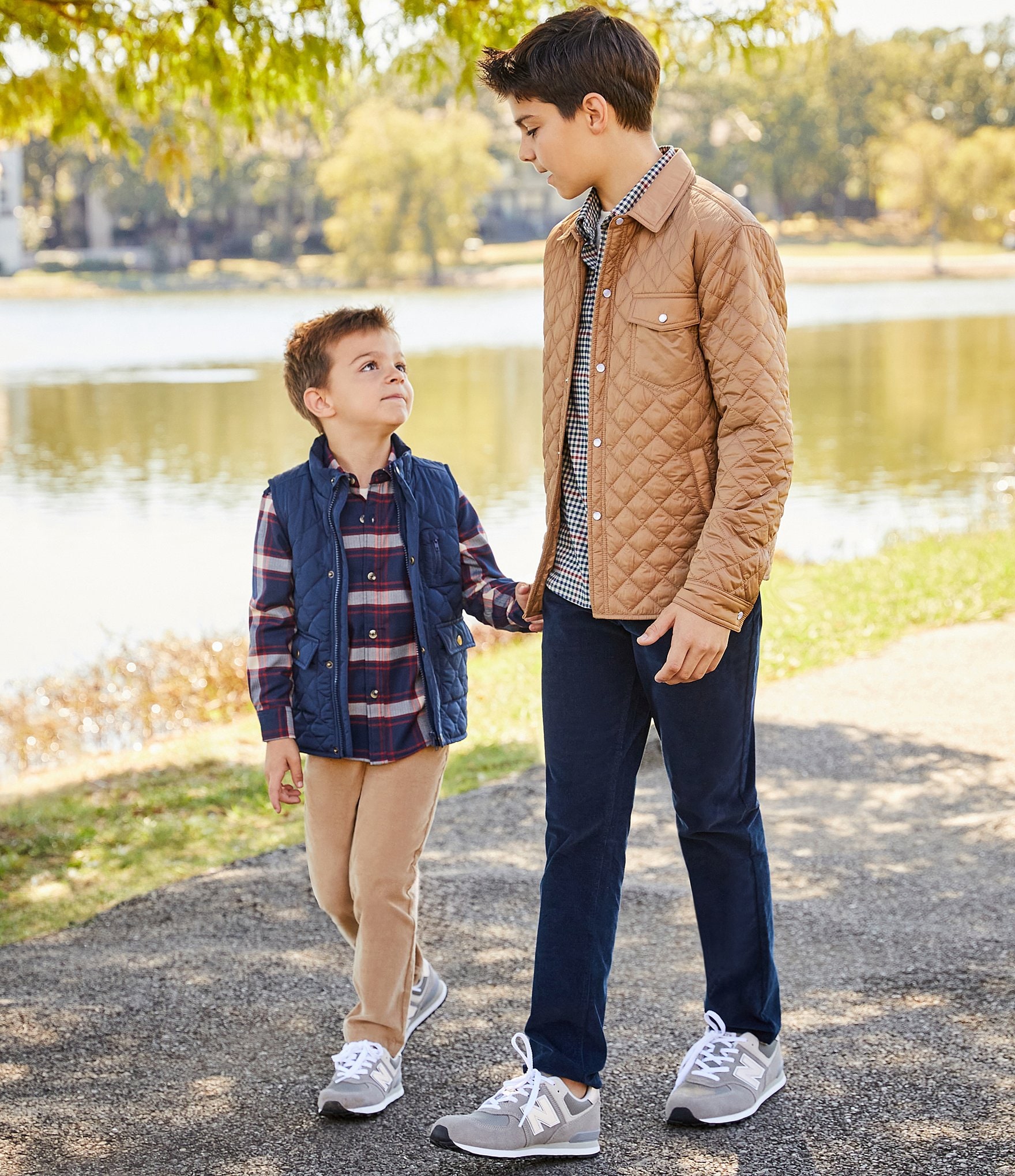 New Balance Kids' 574 Suede and Mesh Sneakers (Toddler)