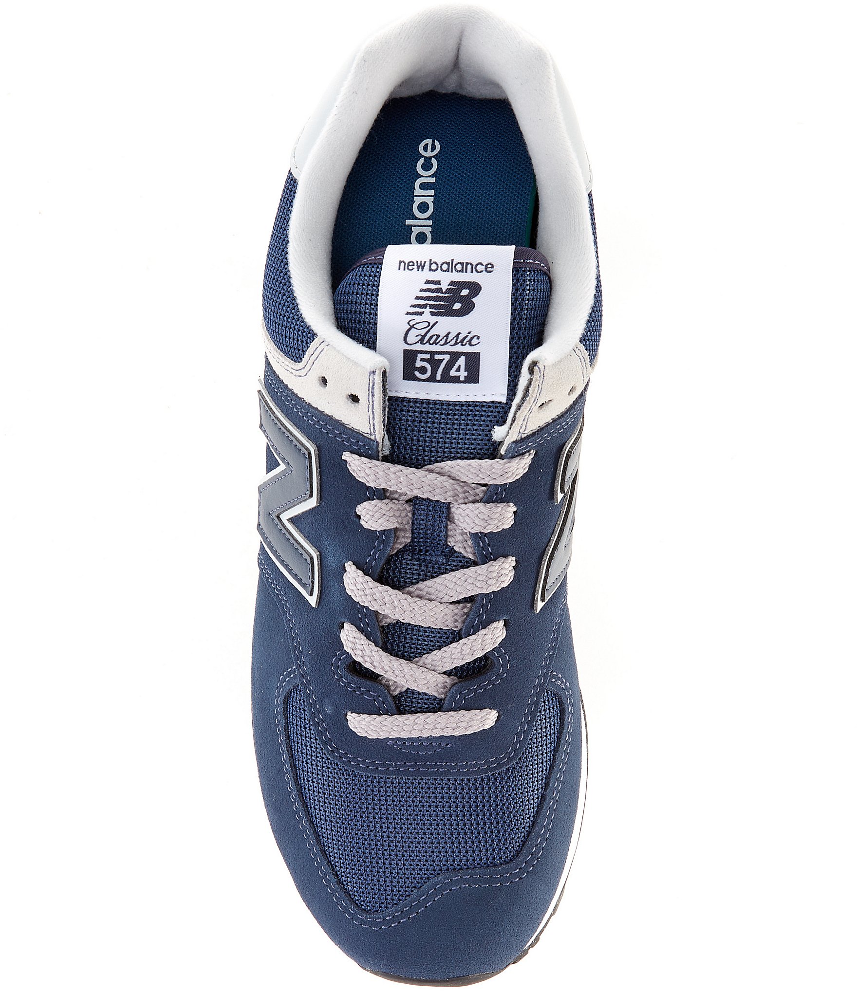 New Balance Men's 574 Suede and Mesh Retro Sneakers