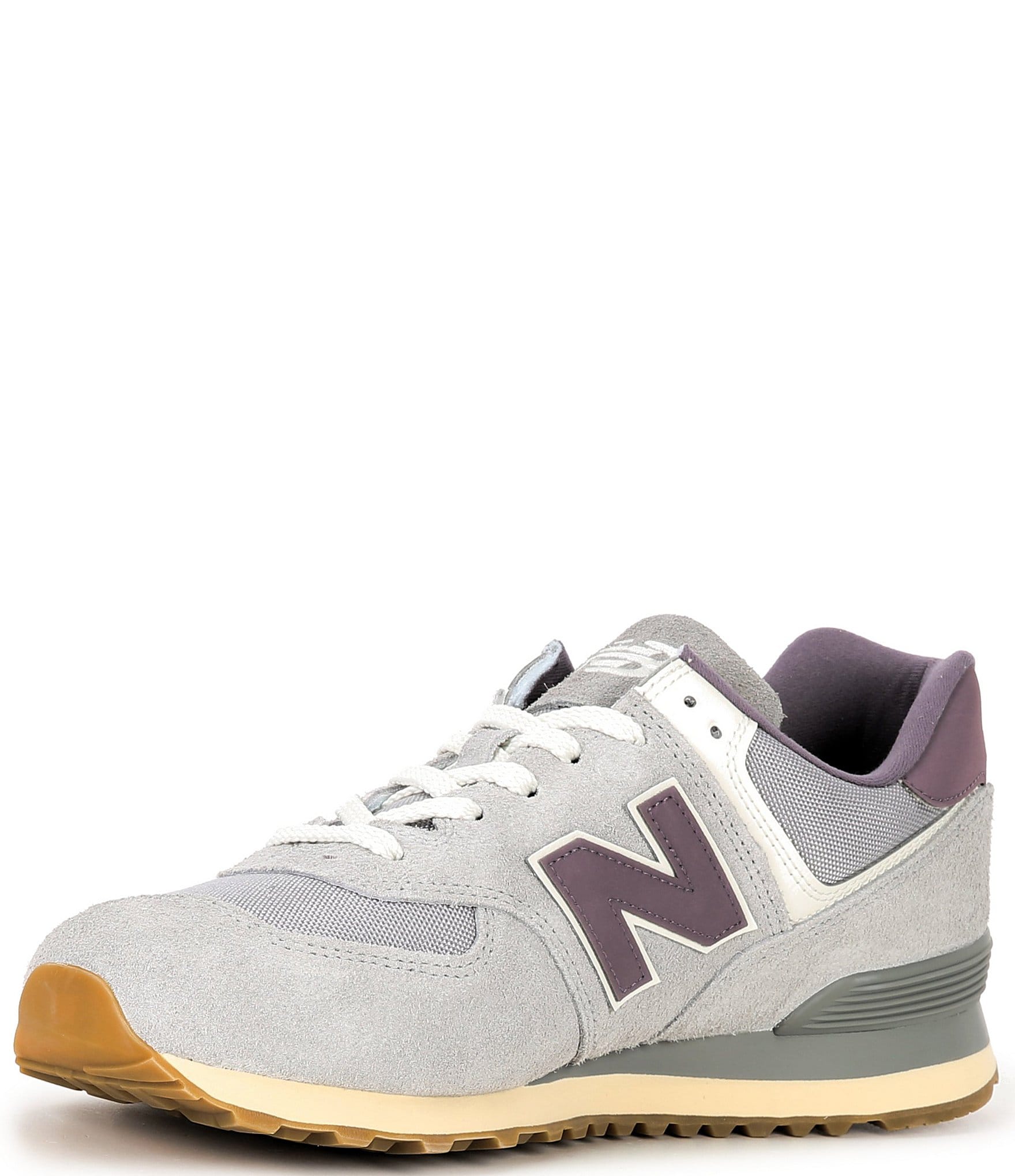 New Balance Men's 574 Suede and Mesh Retro Sneakers