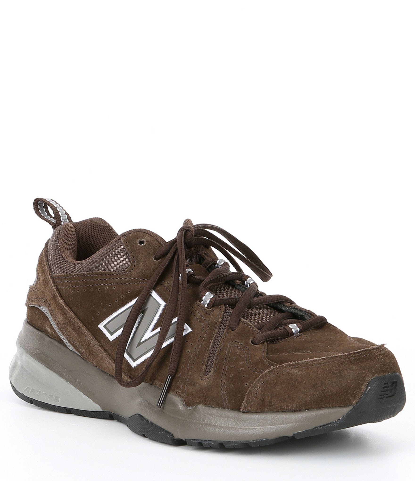 brown suede new balance shoes