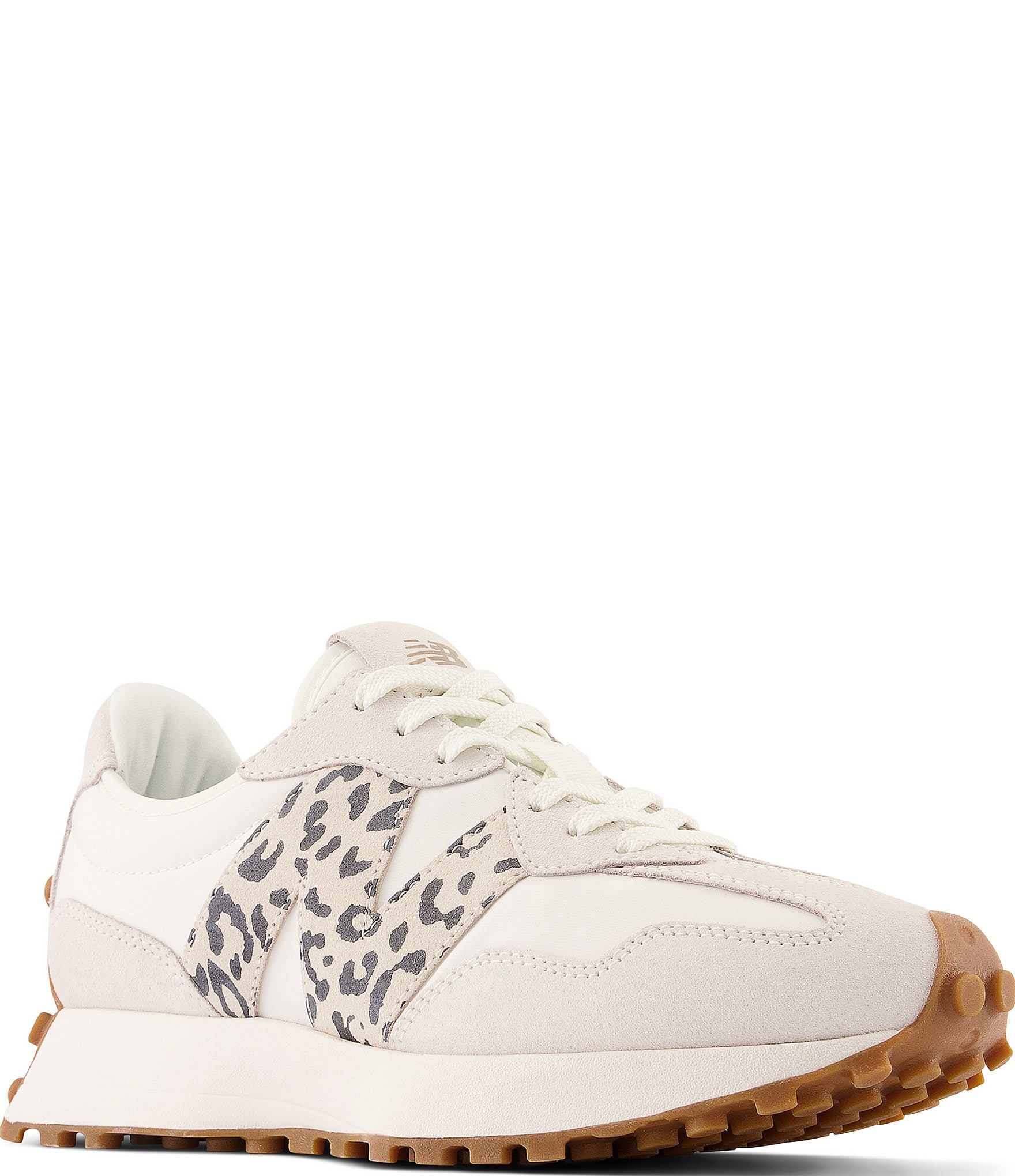 New Balance Women's 327 Leopard Logo Lifestyle Sneakers