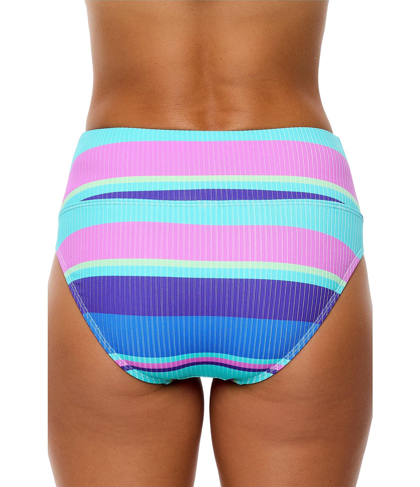 Next by Athena Harmony Rib Texture High Waist Swim Bottom