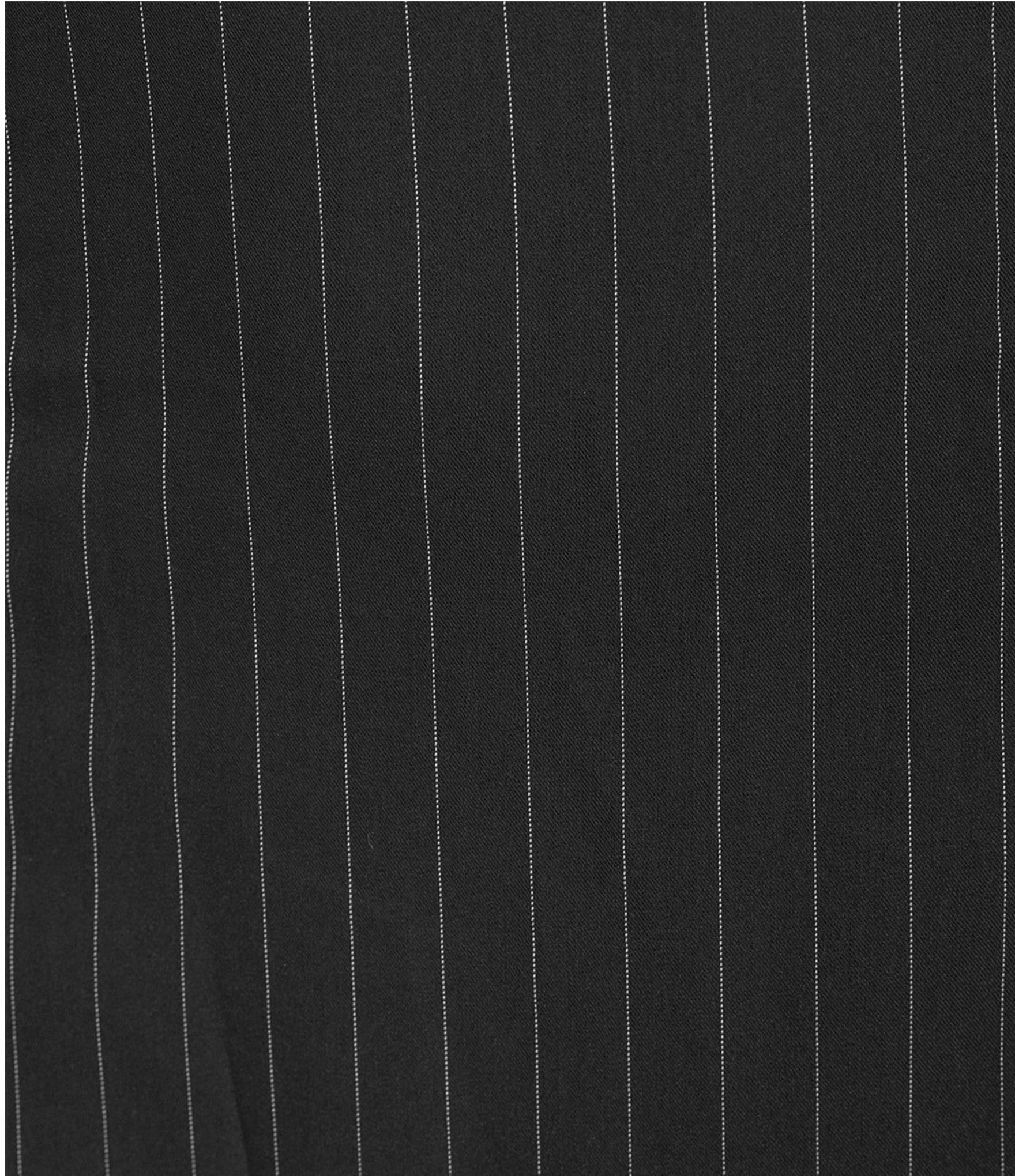 NIA August Pinstripe Peek-A-Boo Top Mini Dress