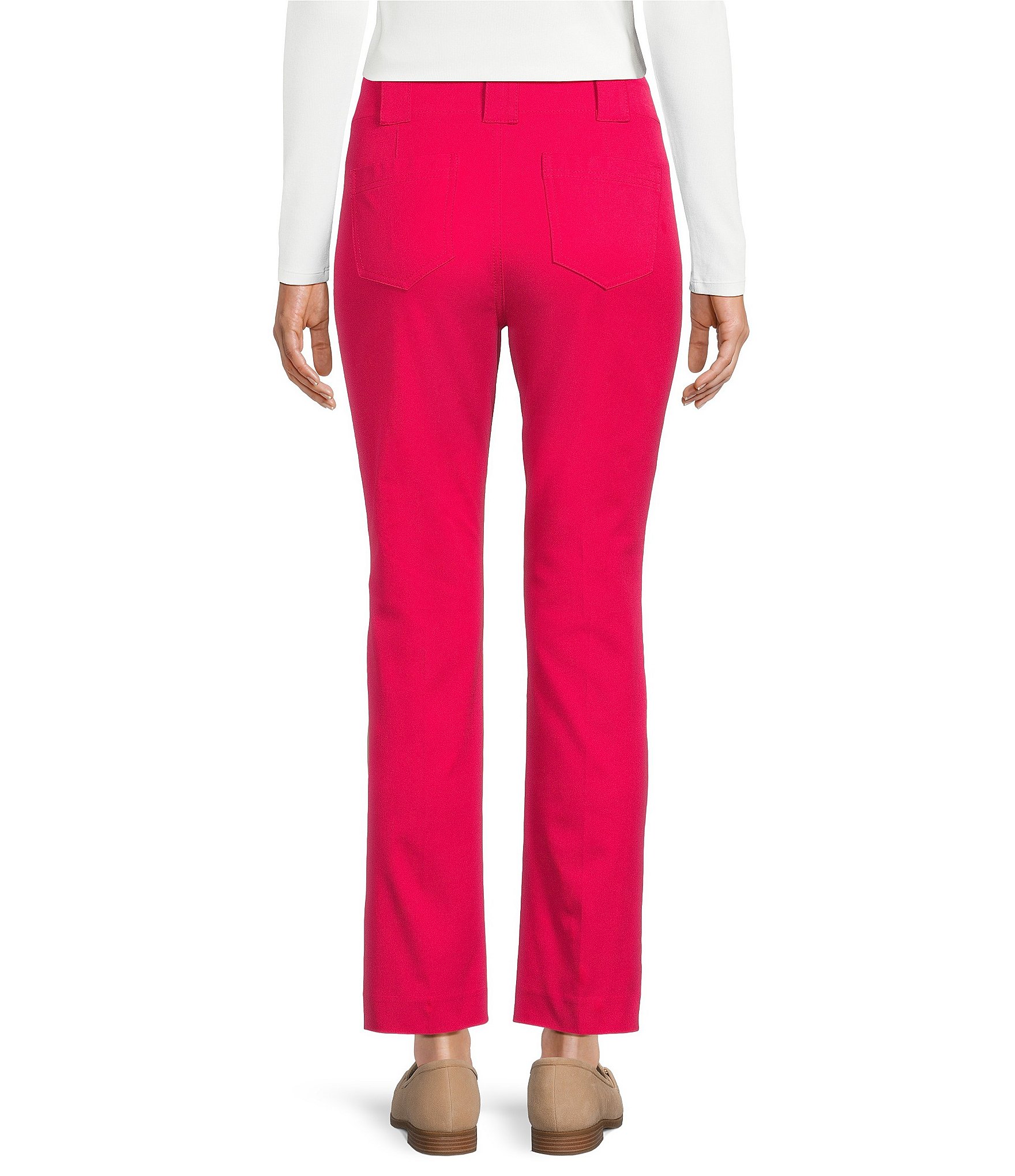 NIC + ZOE Bi-Stretch Plaza Demi Boot Ankle Pants