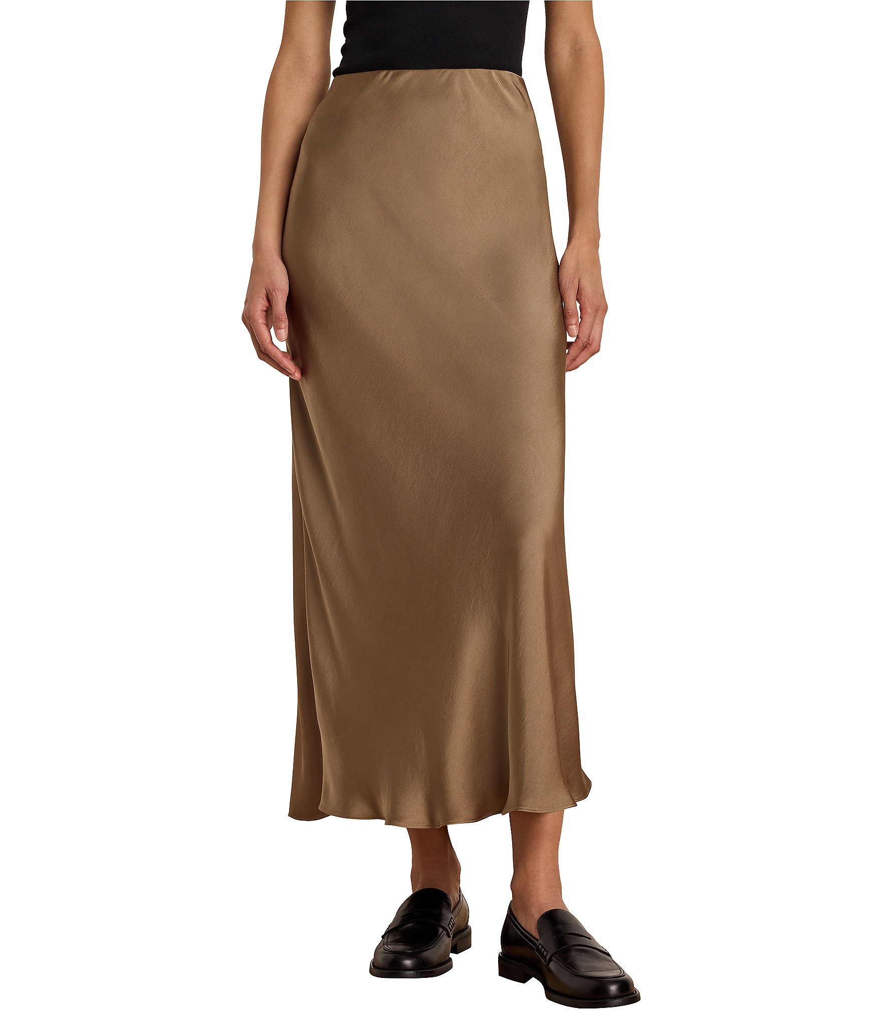 NIC + ZOE Day Gloss Slip A-Line Pull-On Skirt