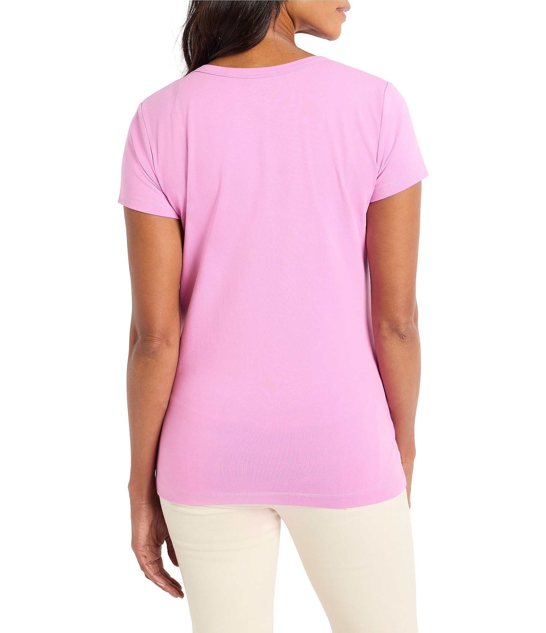 NIC + ZOE Perfect Knit Crew Neck Short Sleeve Tee
