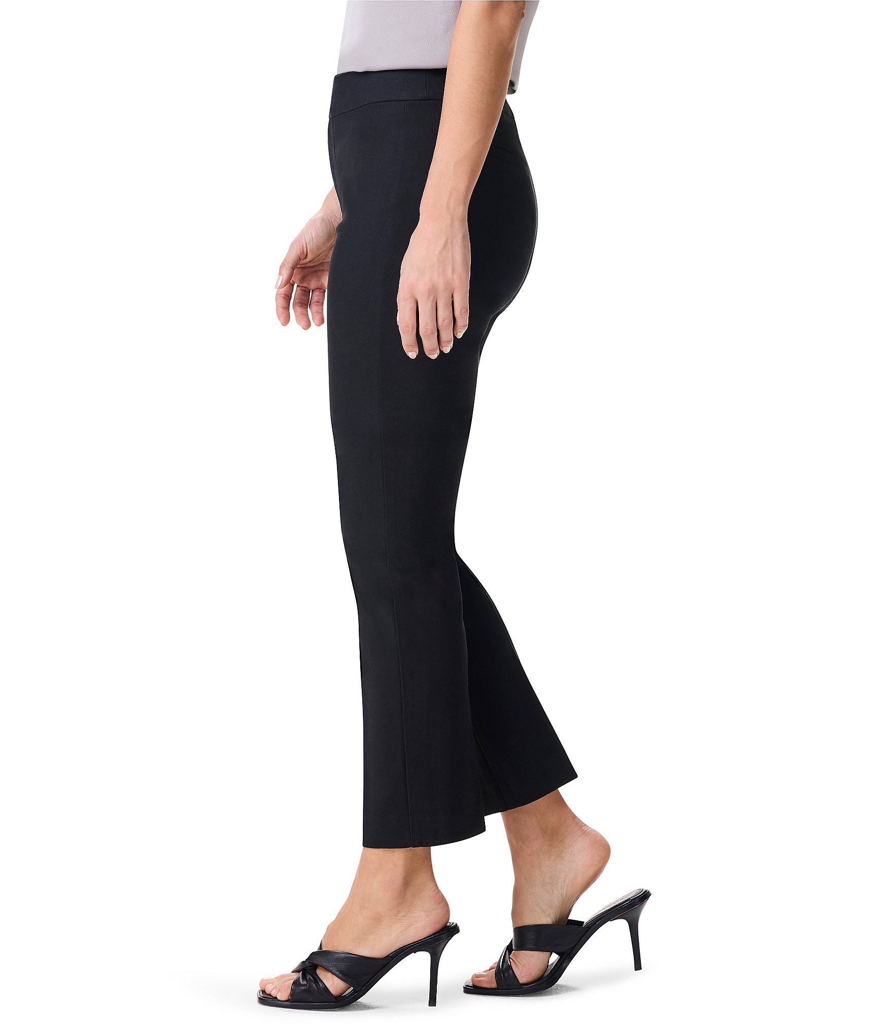 NIC + ZOE Plaza Woven Straight Leg Pull-On Pants