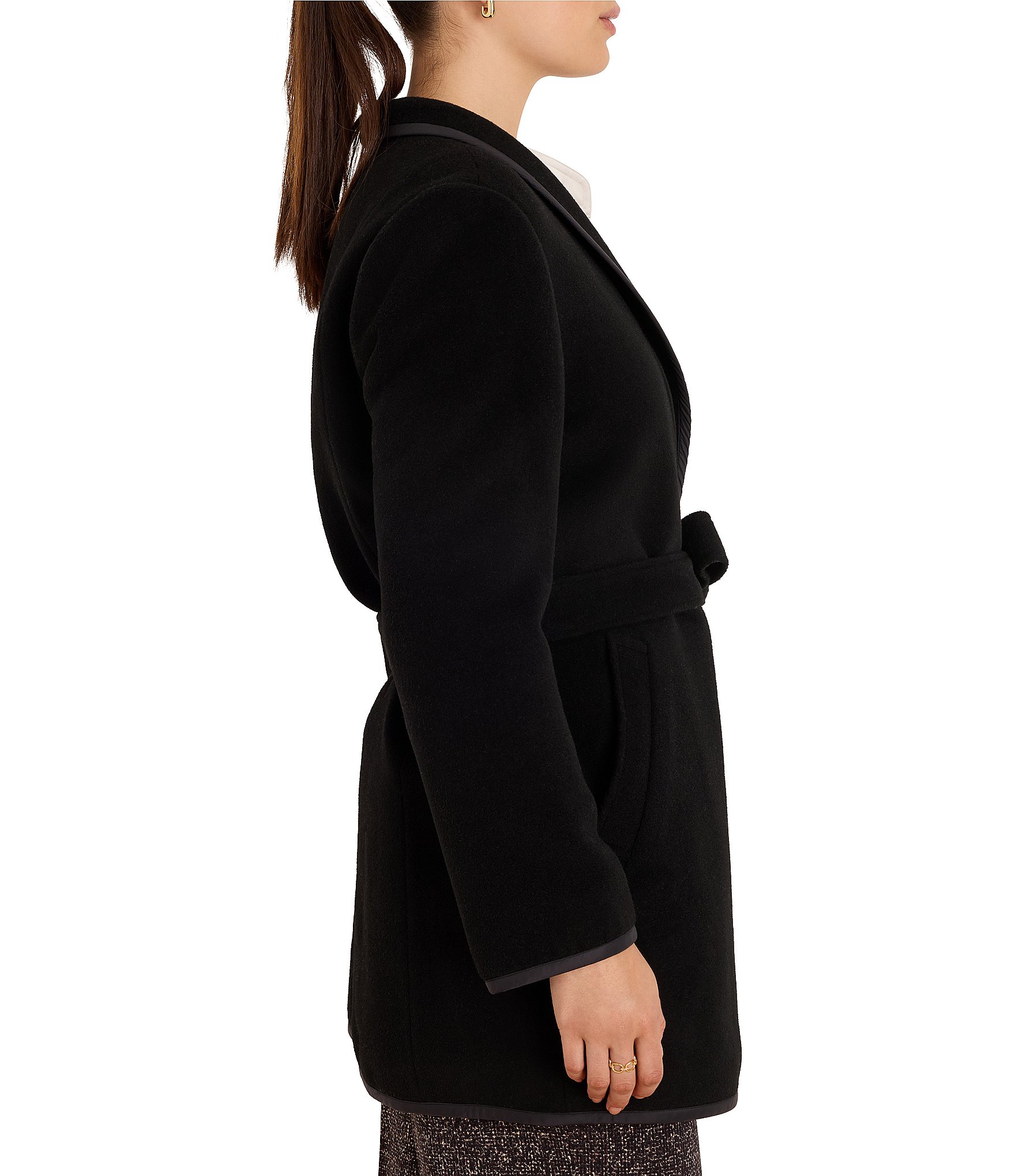NIC + ZOE Reversible Quilted Wool Coat