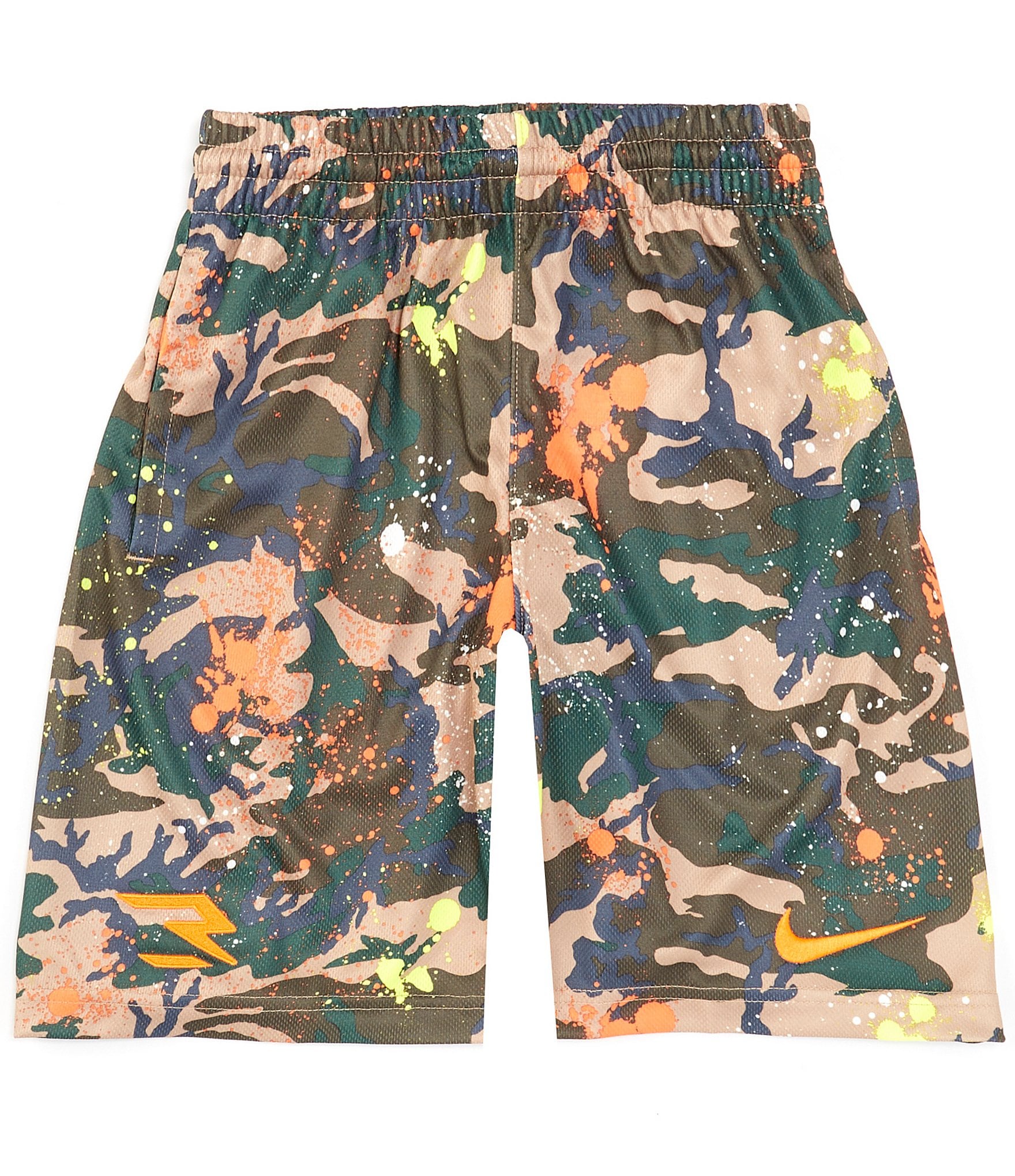 Nike 3BRAND By Russell Wilson Big Boys 8-20 Graphic Splatter Camo Design Shorts