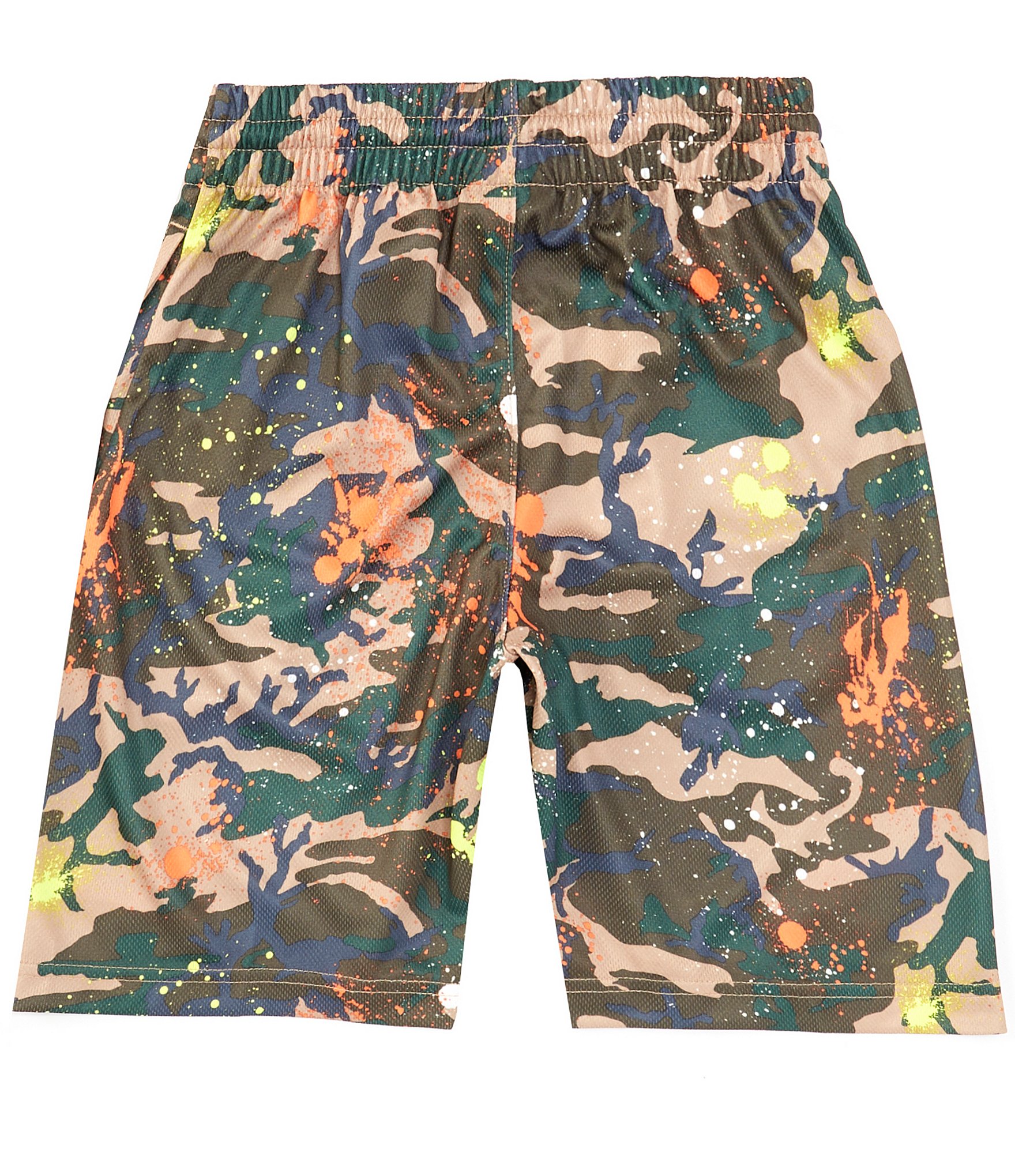 Nike 3BRAND By Russell Wilson Big Boys 8-20 Graphic Splatter Camo Design Shorts