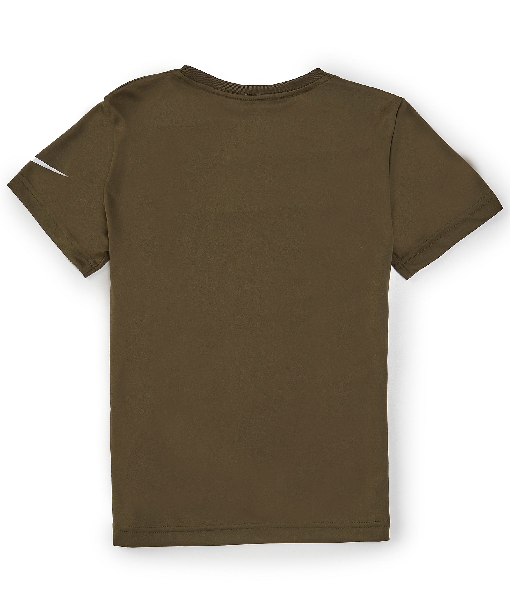 Nike 3BRAND By Russell Wilson Big Boys 8-20 Short Sleeve Camo Box Logo T-Shirt