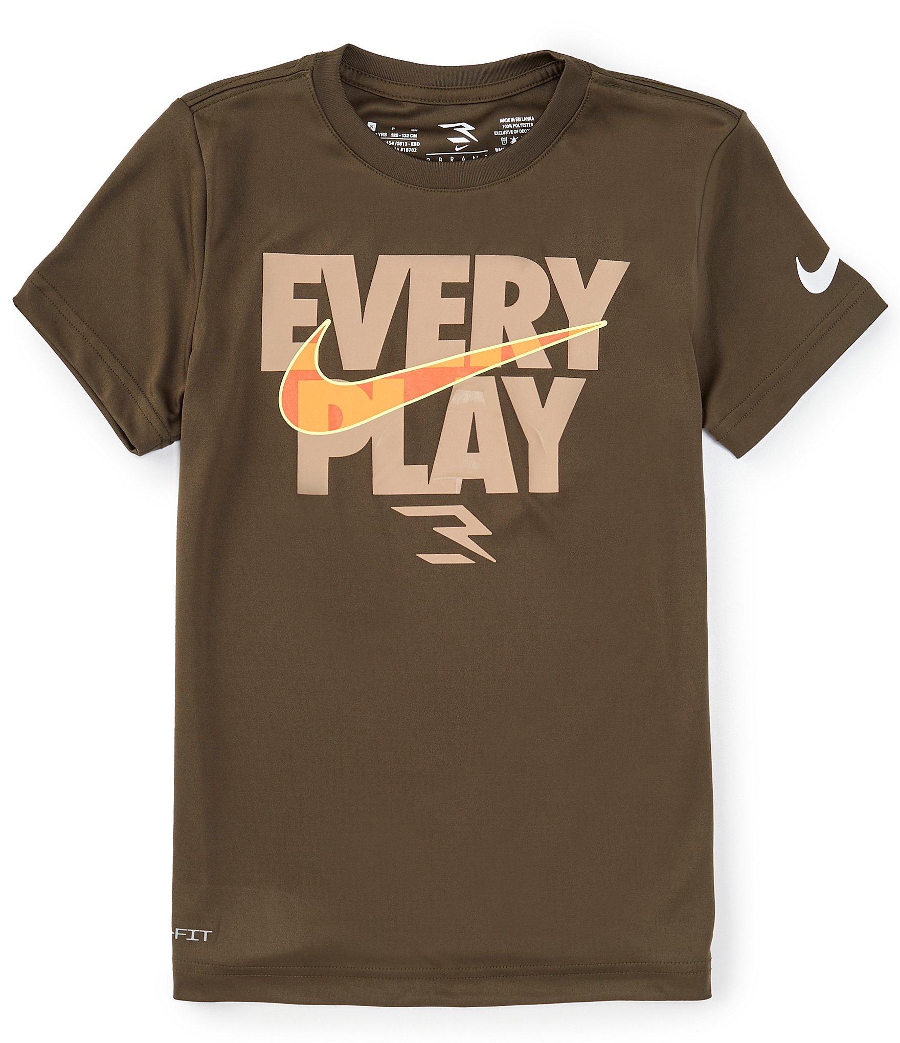 Nike 3BRAND By Russell Wilson Big Boys 8-20 Short Sleeve Every Play T-Shirt