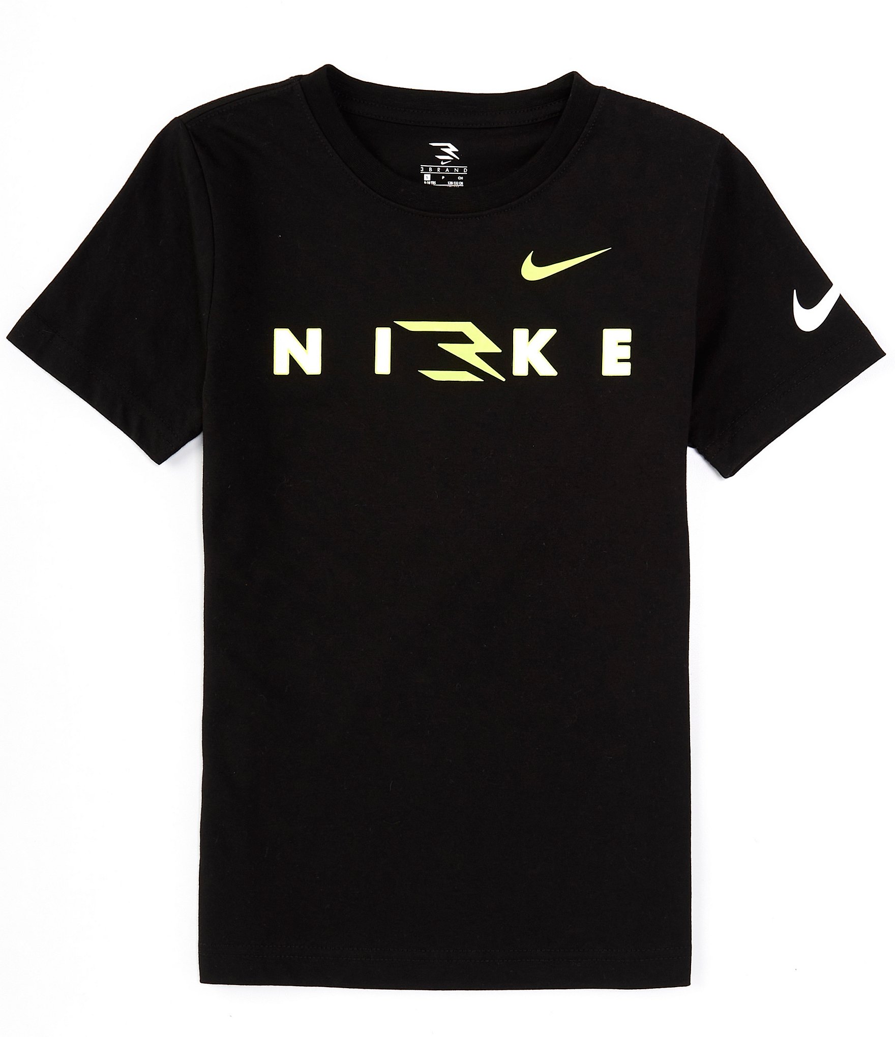 Nike 3BRAND By Russell Wilson Big Boys 8-20 Short Sleeve Wordmark T-Shirt