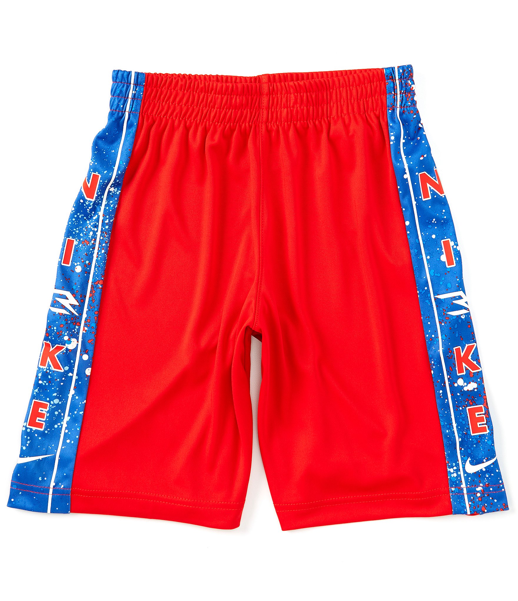 Diesel Kids logo-print cotton shorts - Red