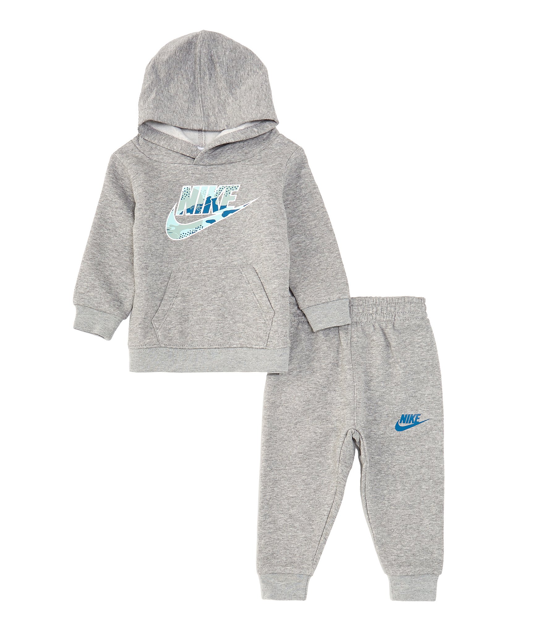 Nike Baby Boys Months Long Sleeve Camo Futura Fleece Pullover Hoodie and Joggers | Dillard's