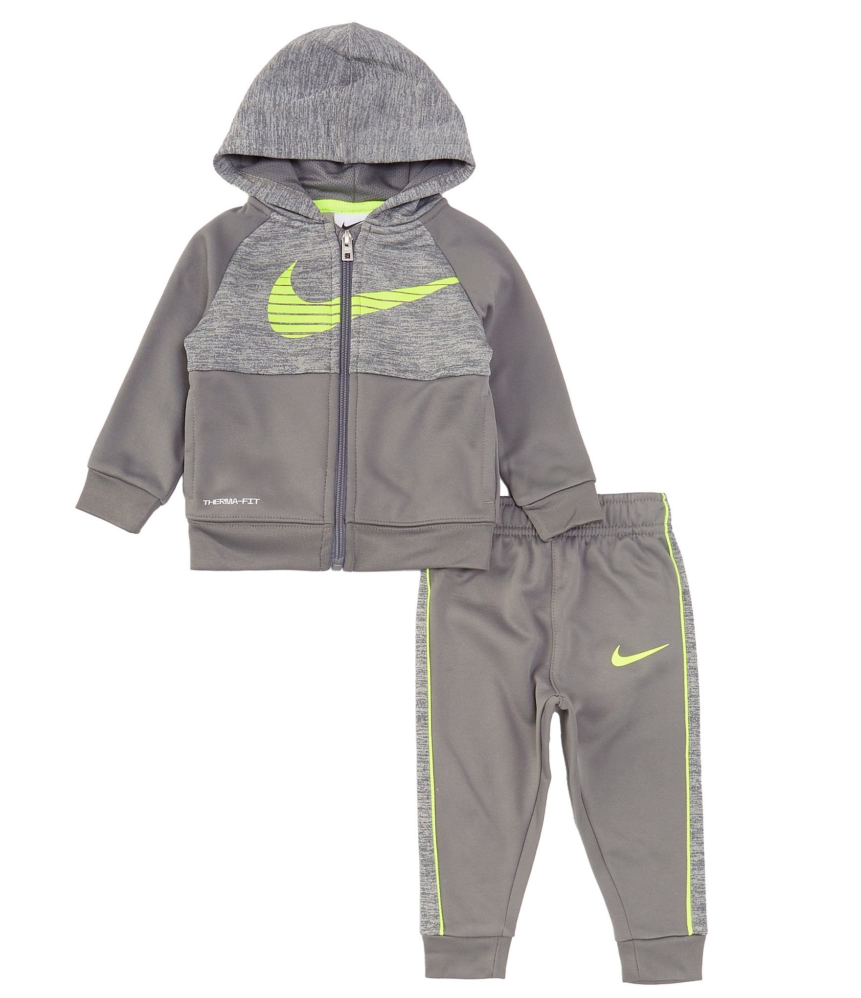 Nike Baby Boys 12-24 Months Long Sleeve Color Blocked Therma-Fleece ...