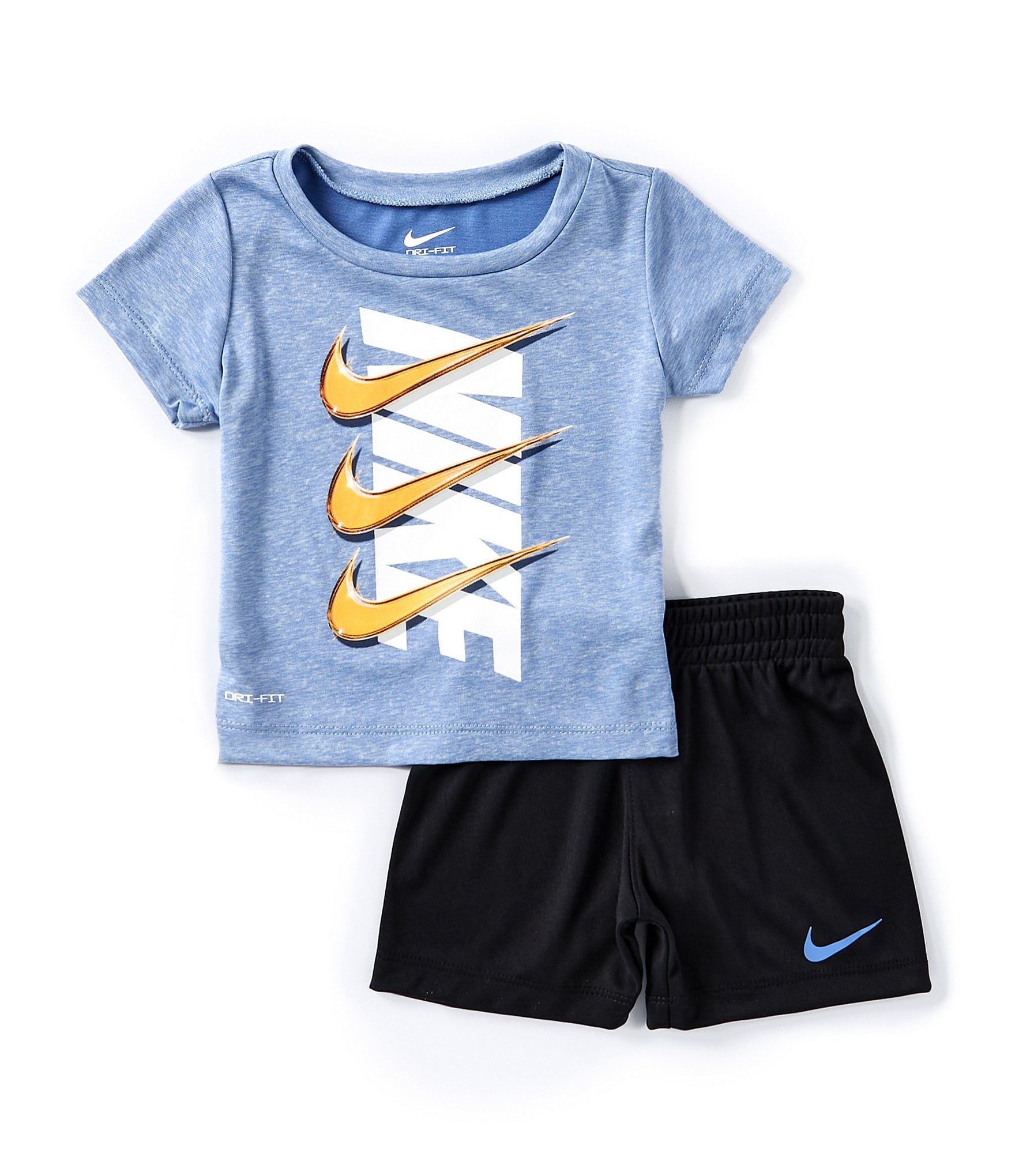 Nike Baby Boys 12-24 Months Short Sleeve Dropset Jersey T-Shirt & Double-Knit Shorts Set