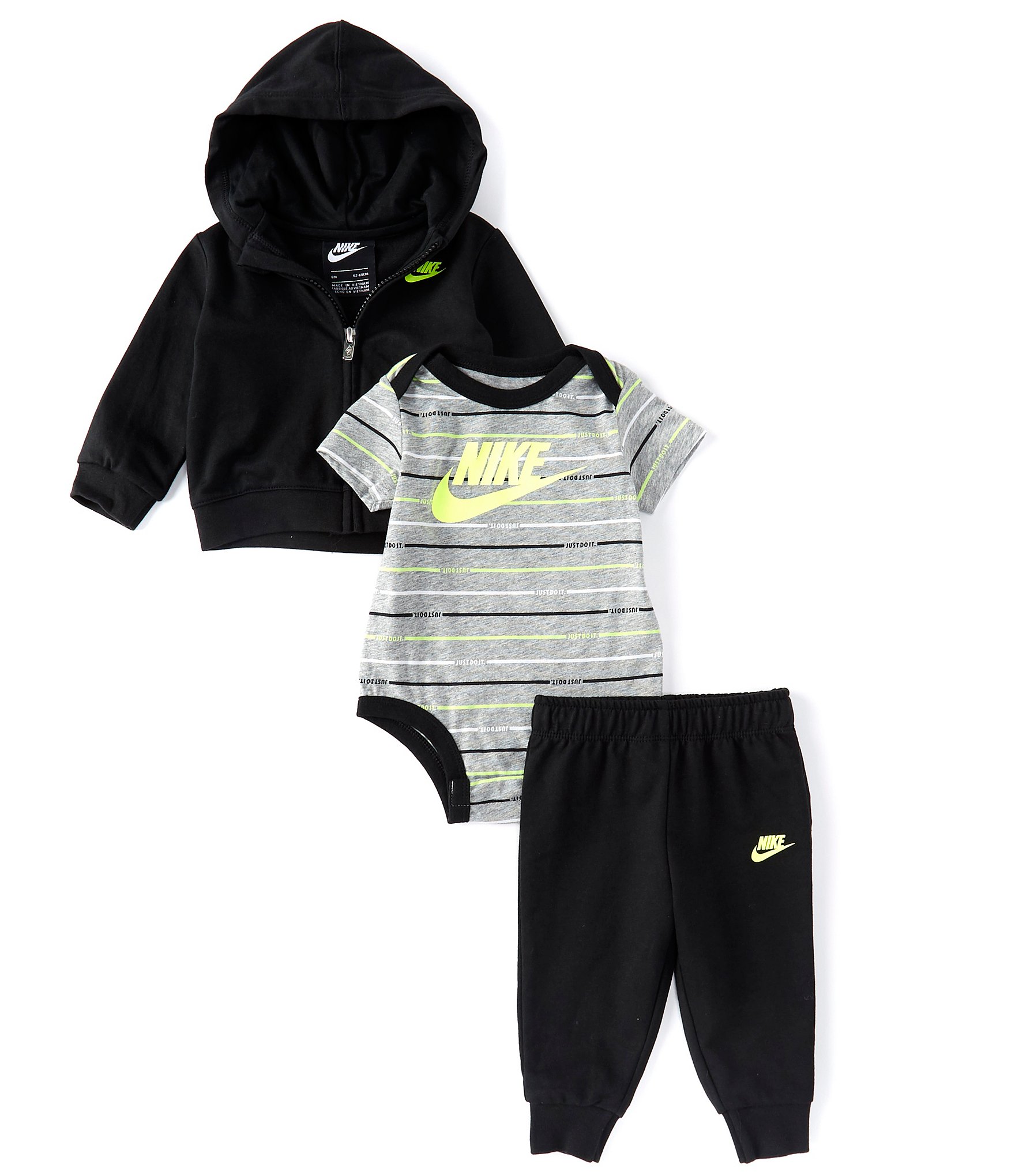 uitgebreid voor de hand liggend Voorzieningen Nike Baby Boys Newborn-24 Months Hoodie, Jogger Pants & Striped Bodysuit  Set | Dillard's