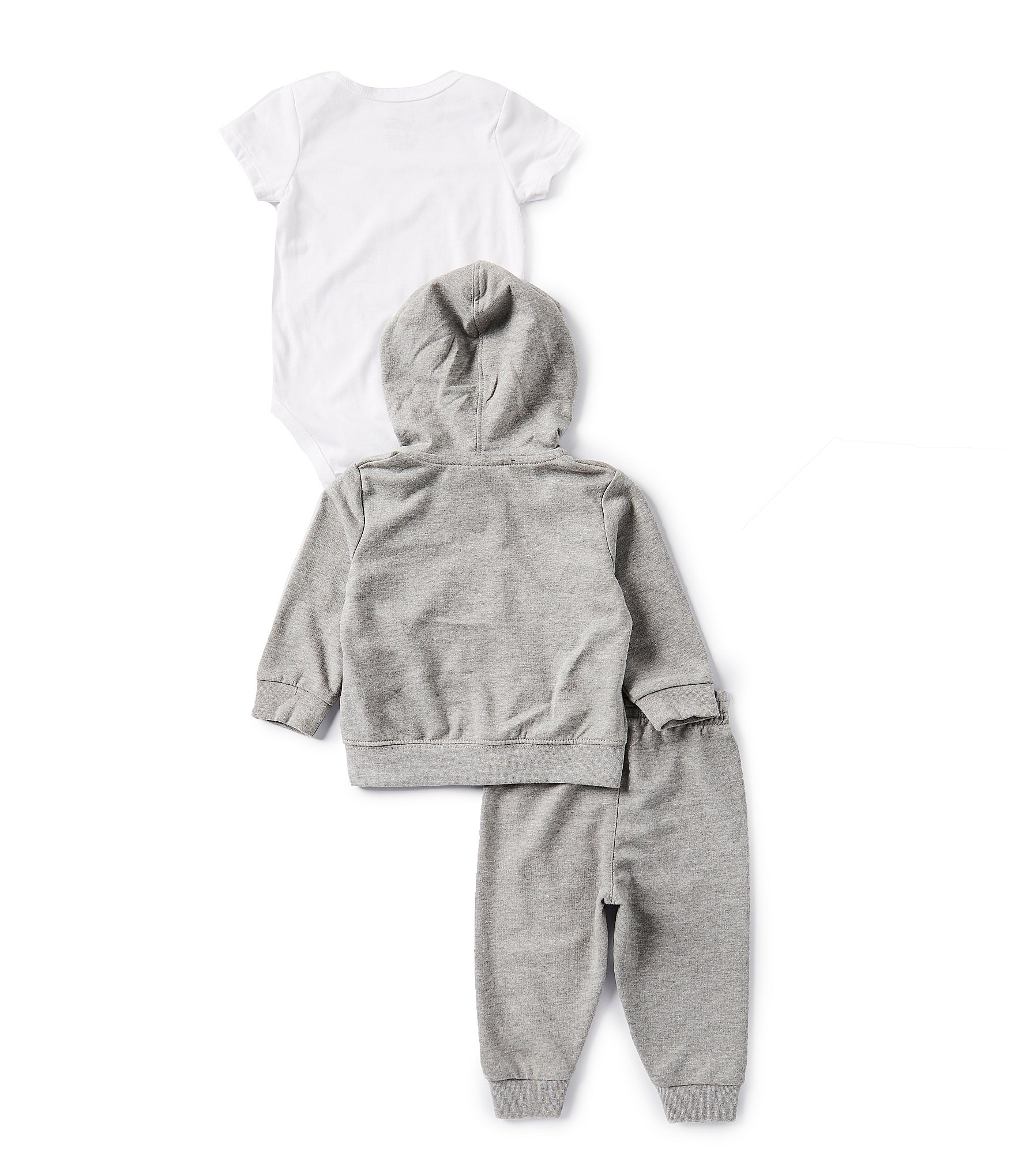 Nike Baby Boys Newborn-9 Months Long-Sleeve French Terry Hooded Jacket, French Terry Jogger Pants & Jersey-Knit Bodysuit Set