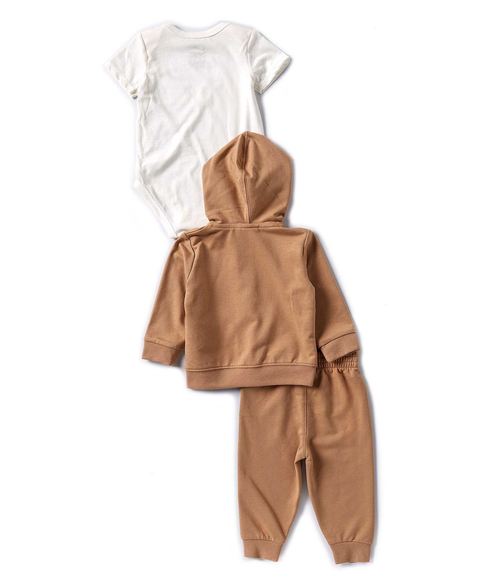 Nike Baby Boys Newborn-9 Months Long-Sleeve French Terry Hooded Jacket, French Terry Jogger Pants & Jersey-Knit Bodysuit Set