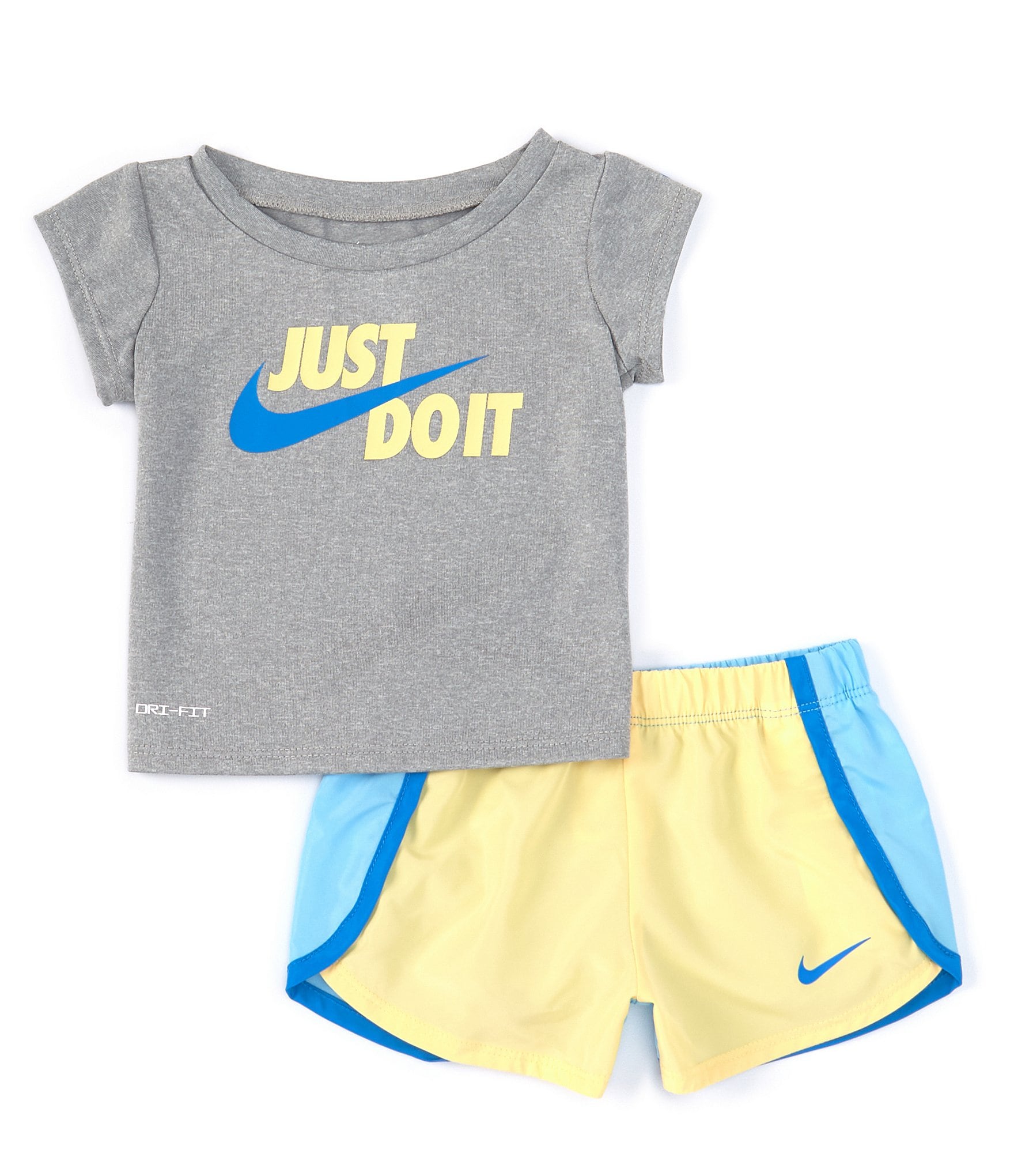 Nike Baby Girls 12 24 Months Short Sleeve All Day Play T Shirt Sprinter Shorts Set The Shops at Willow Bend