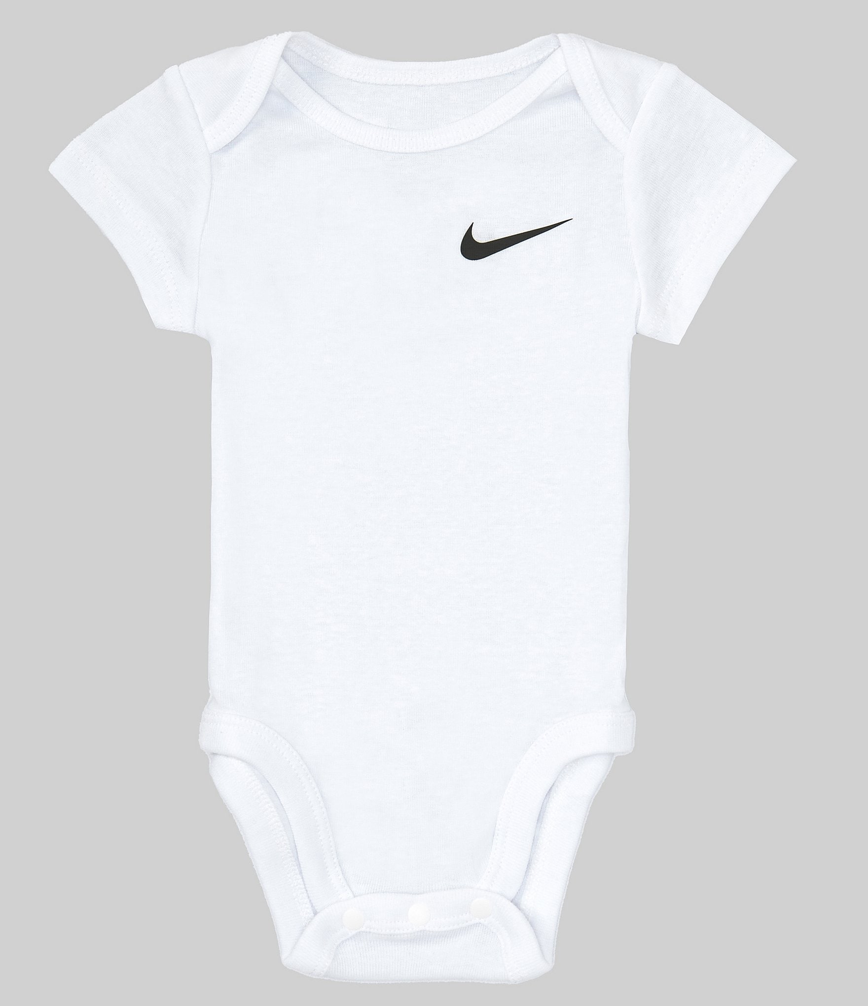 Nike Baby Newborn-9 Months Short Sleeve Swoosh Bodysuits 5-Pack | Dillard\'s