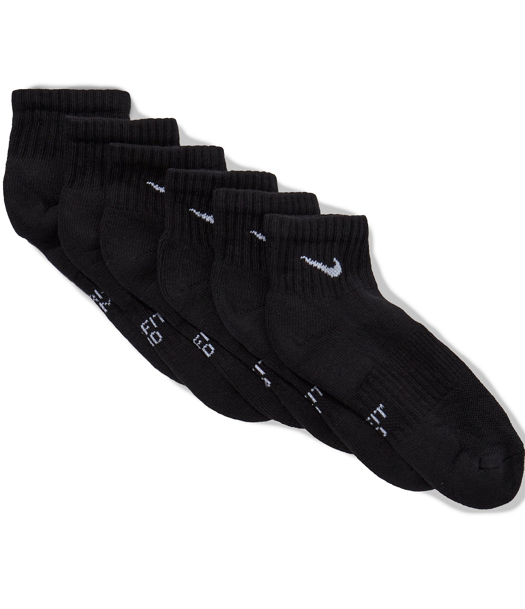 Nike Big Kids Cush Ankle Socks 6 Pack