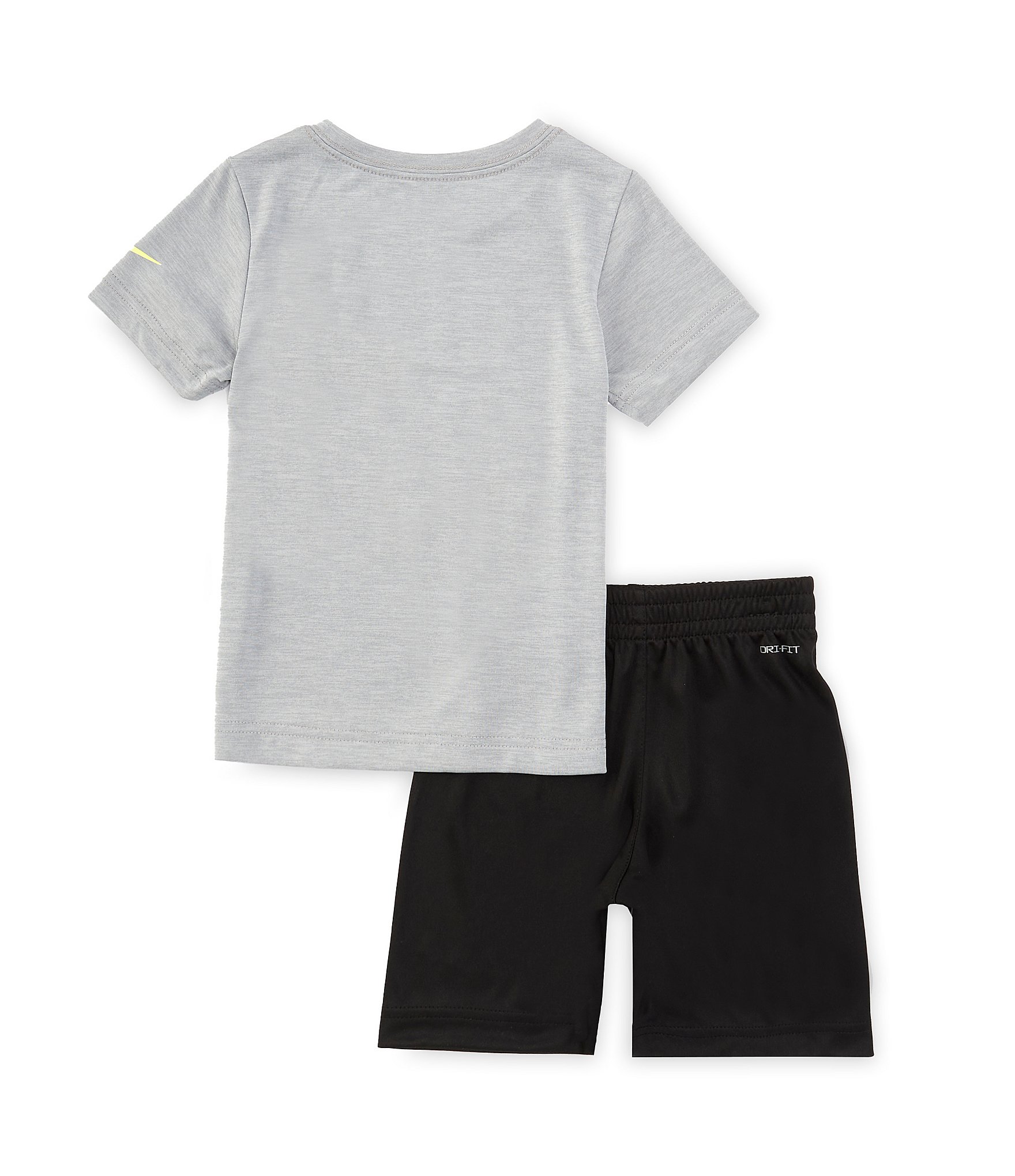 Nike Little Boys 2T-4T Short Sleeve Dri-FIT Graphic T-Shirt & Shorts Set