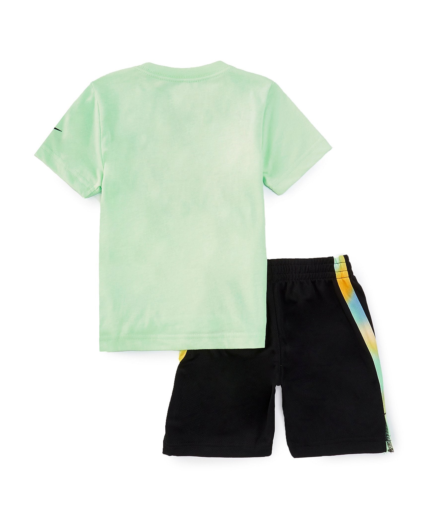 Nike Little Boys 2T-4T Short Sleeve Hazy Rays Logo Short and Shorts Set