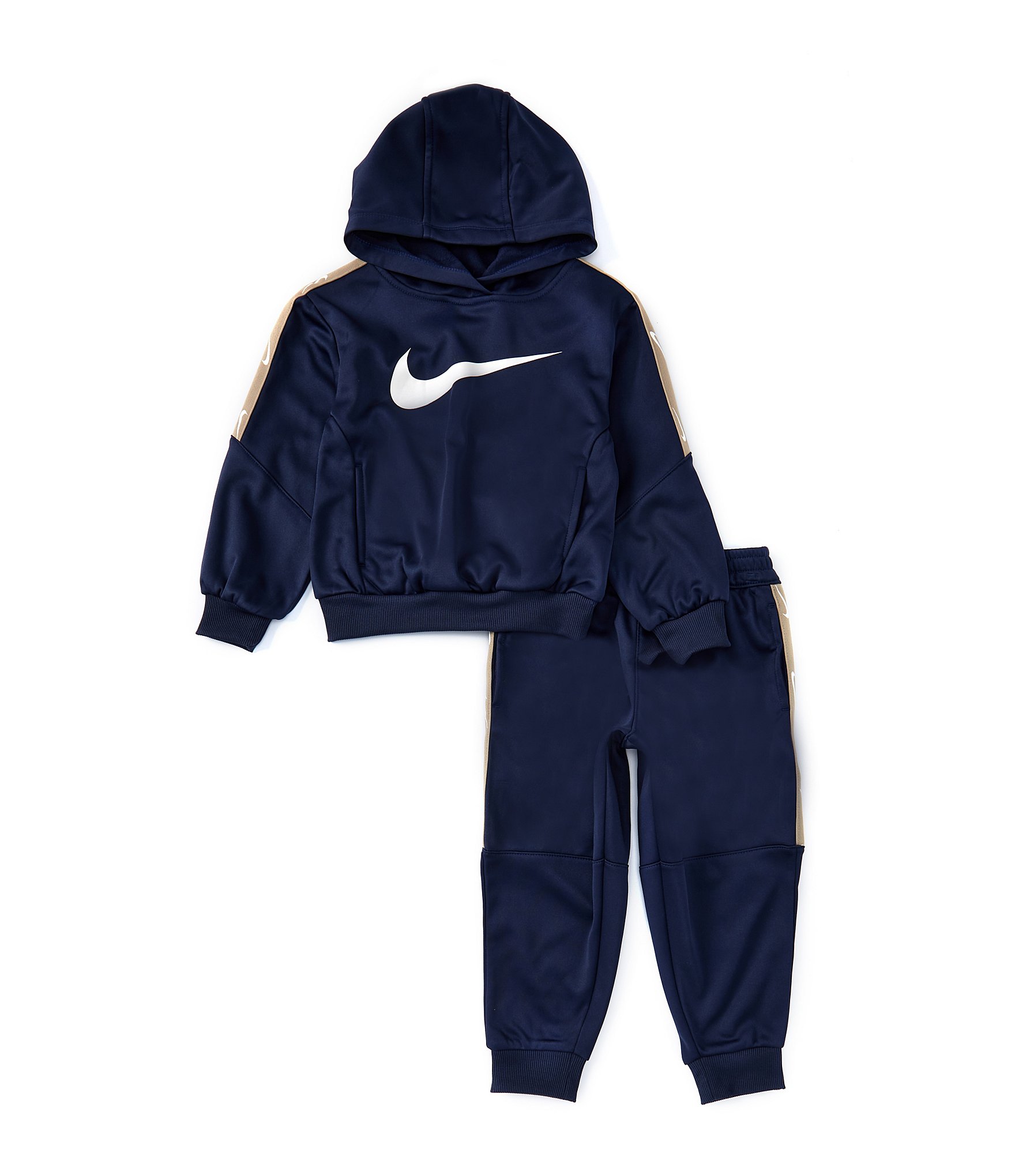 Nike Dri Fit Sportswear Club Little Kids Poly Pullover and Pants Set