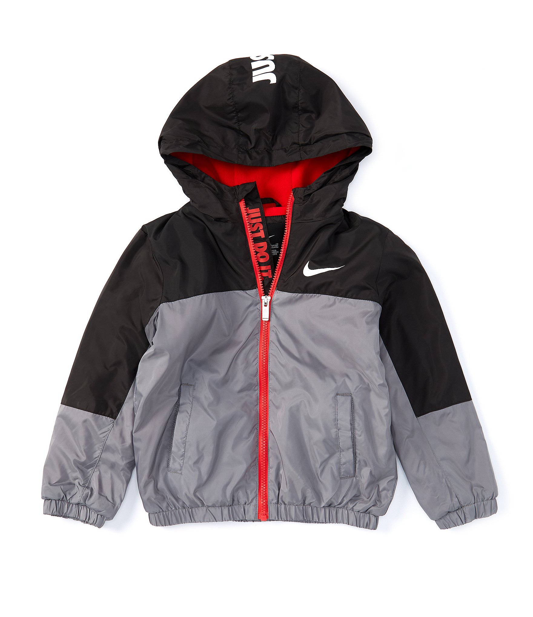 Boys black nike windbreaker online