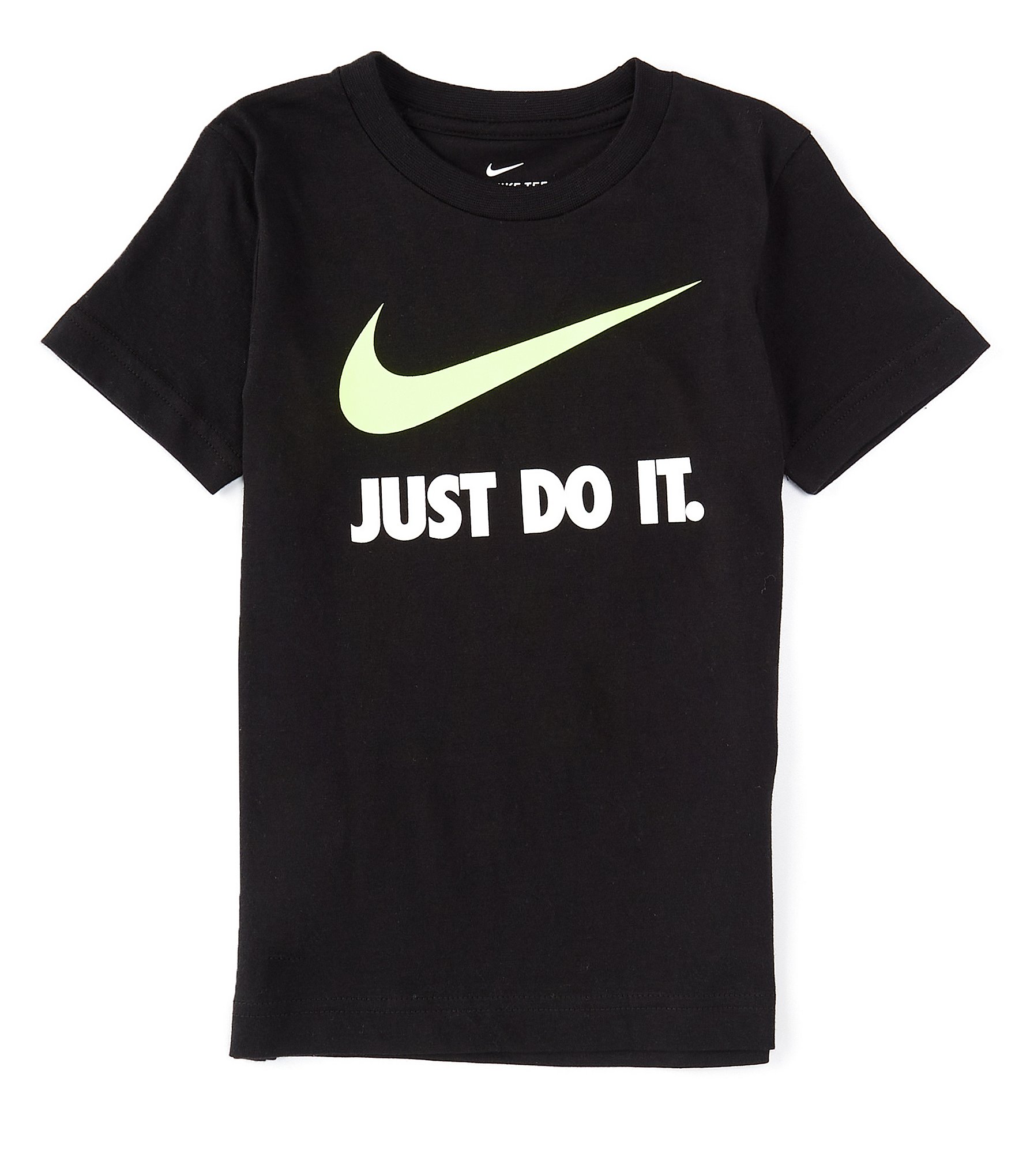 Nike Little Boys 2T 7 Just Do It Short Sleeve Logo T Shirt Dillard s