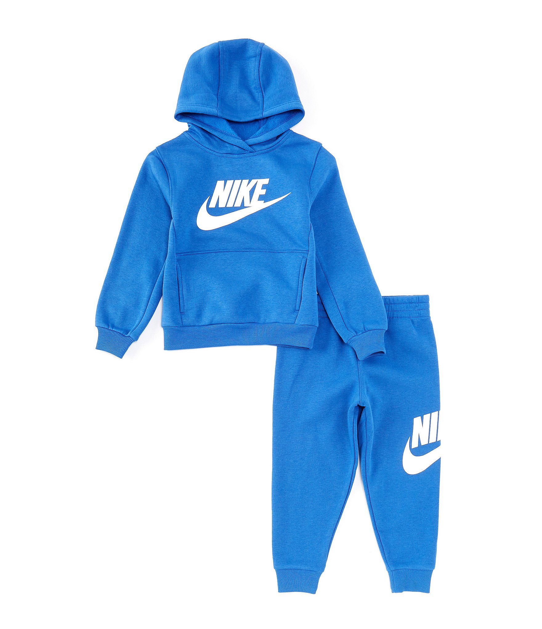 Nike Toddlers Club Fleece Hoodie Set Boys 3T Game Royal