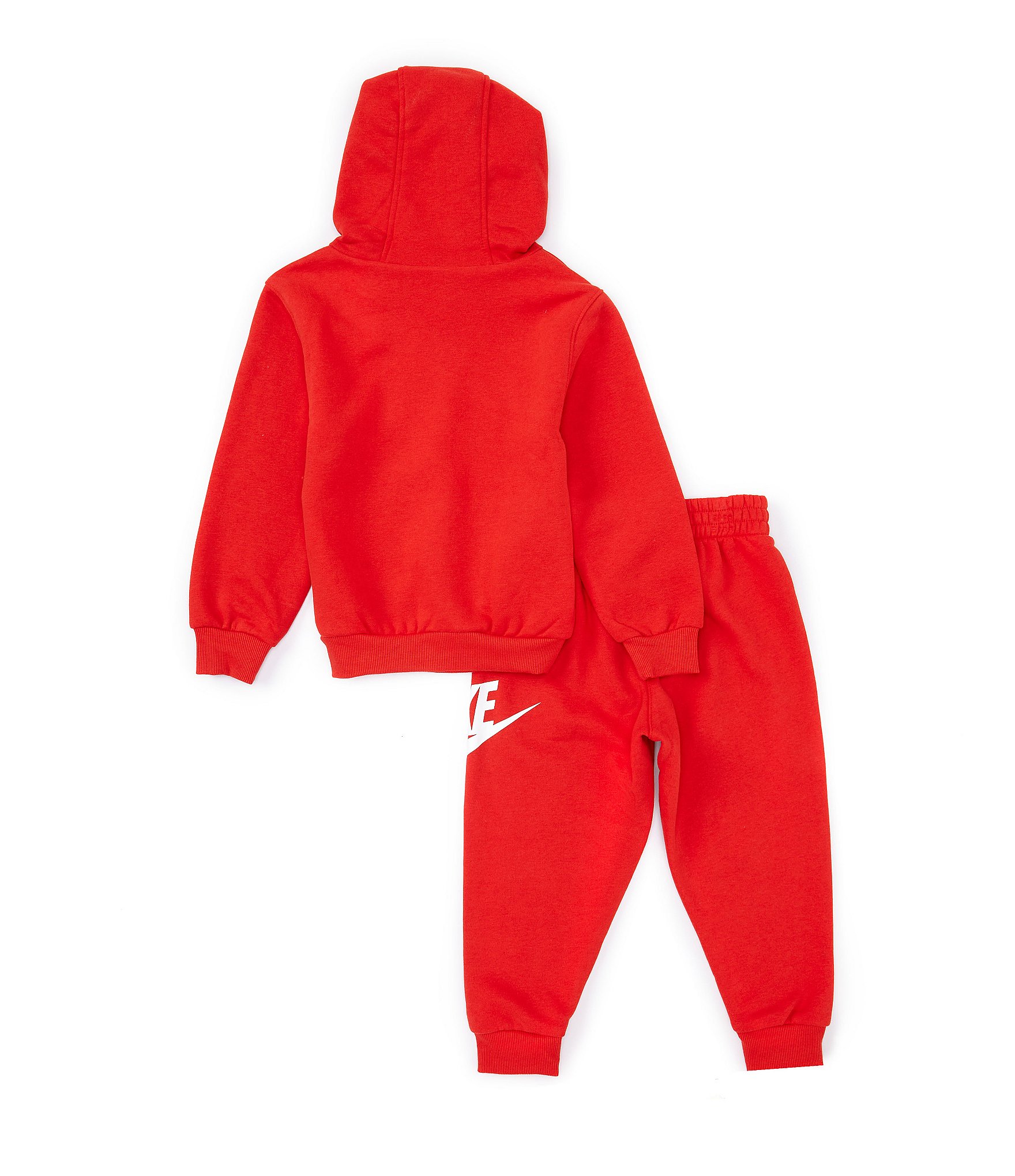 Nike Little Boys 2T-7 Long Sleeve Club Fleece Graphic Hoodie and Jogger Pants Set