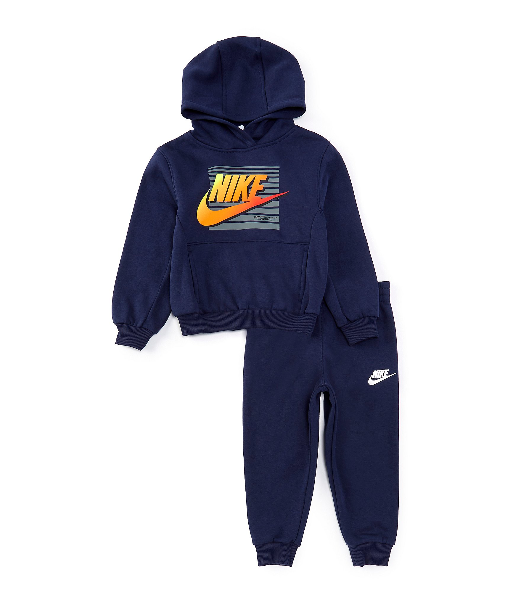 Nike Little Boys 2T-7 Long Sleeve Futura Graphic Hoodie & Jogger Pants 2-Piece Set