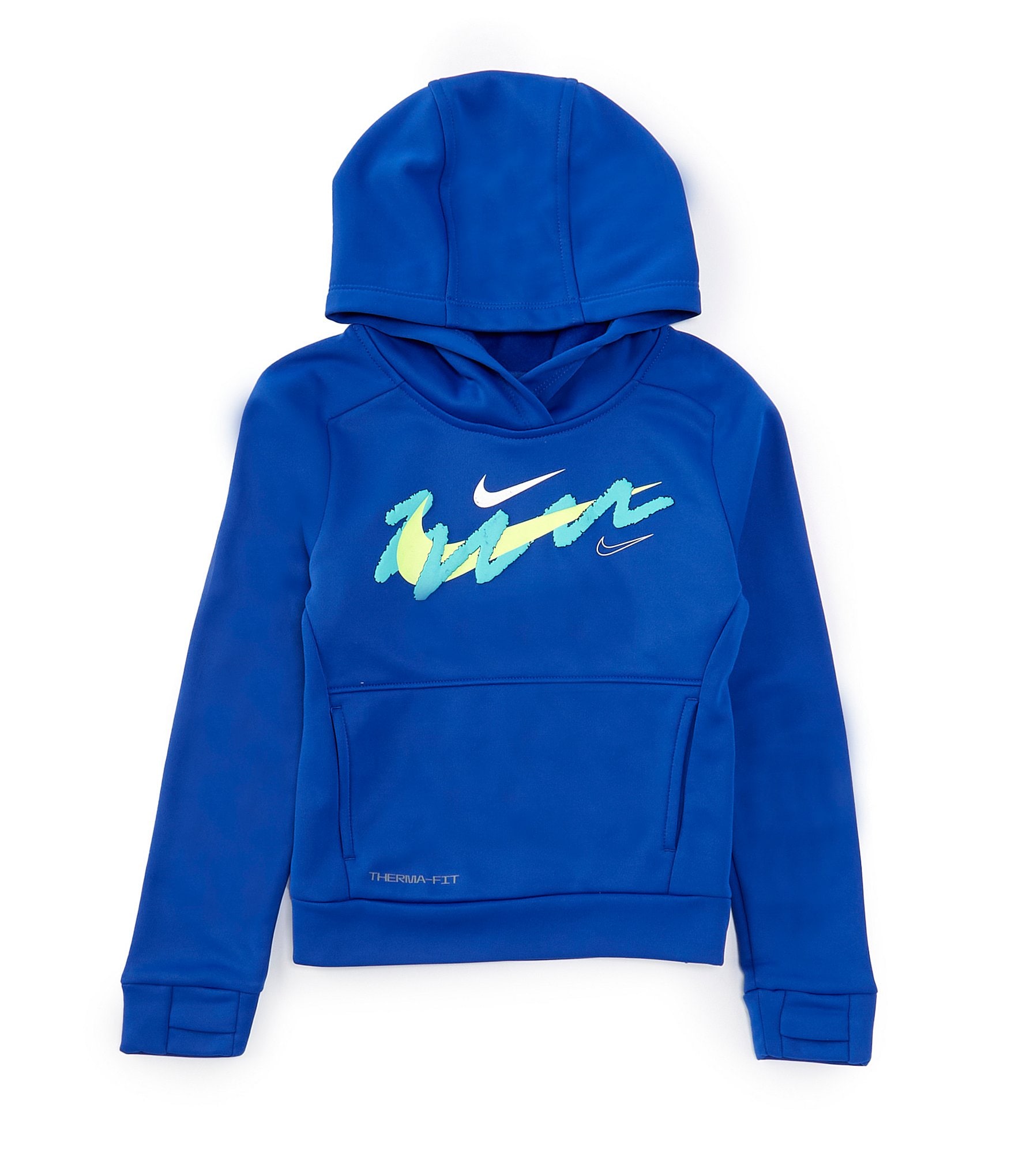 Nike Little Boys 2T-7 Long Sleeve Multi Therma Resist Hoodie