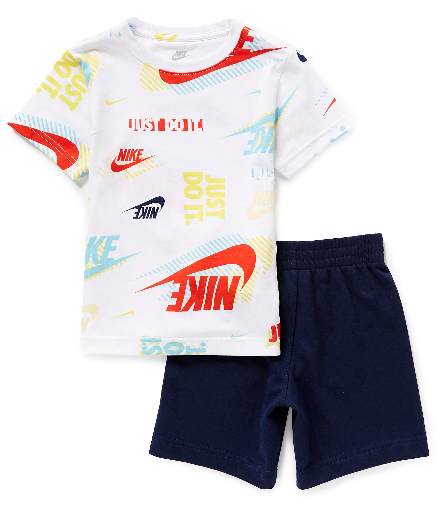 Uitgraving Giotto Dibondon Sporten Nike Little Boys 2T-7 Short Sleeve Active Joy Jersey Tee & French Terry  Shorts Set | Dillard's