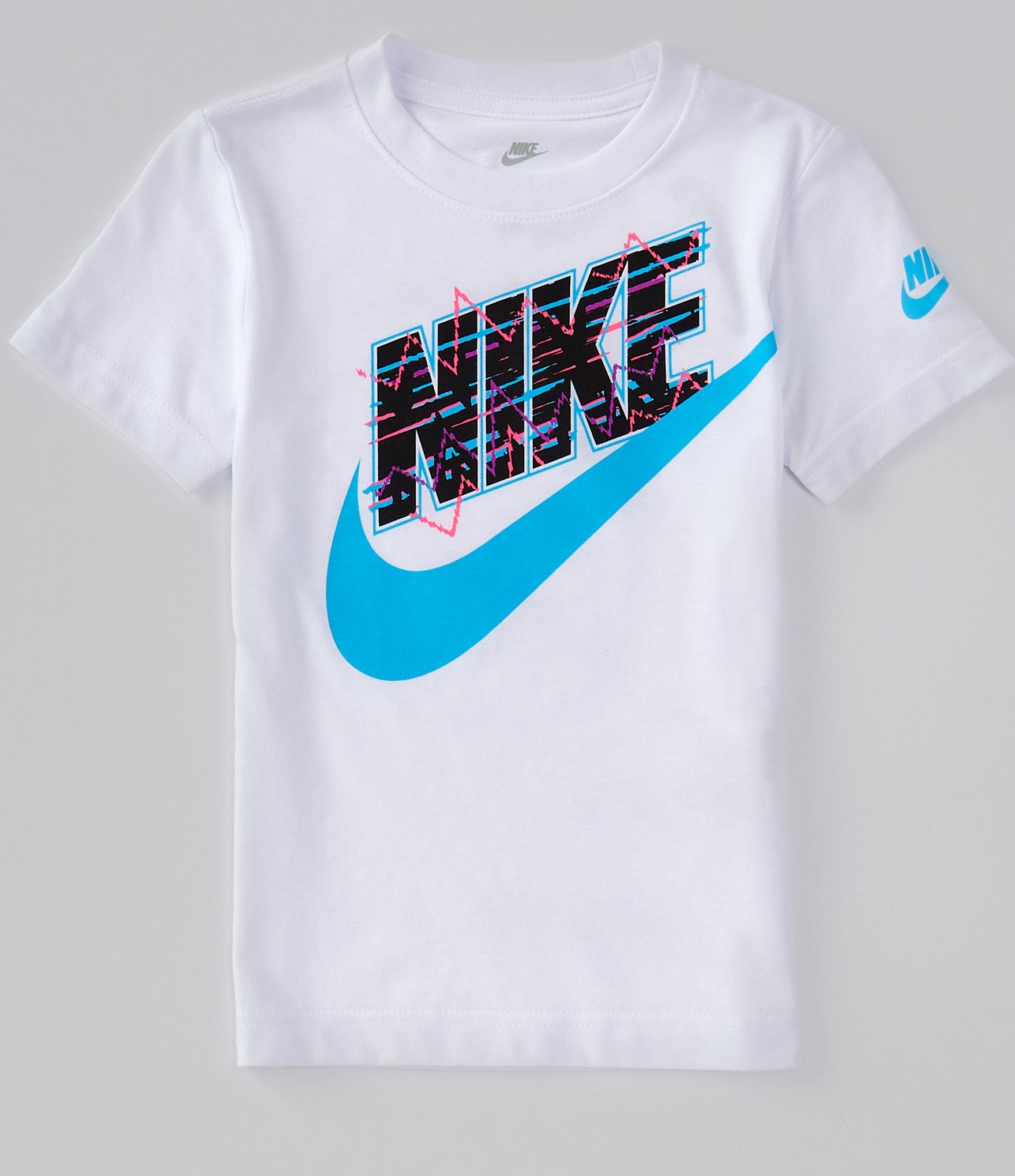 pack Verrast Snel Nike Little Boys 2T-7 Short-Sleeve Block-Logo Jersey Tee | Dillard's